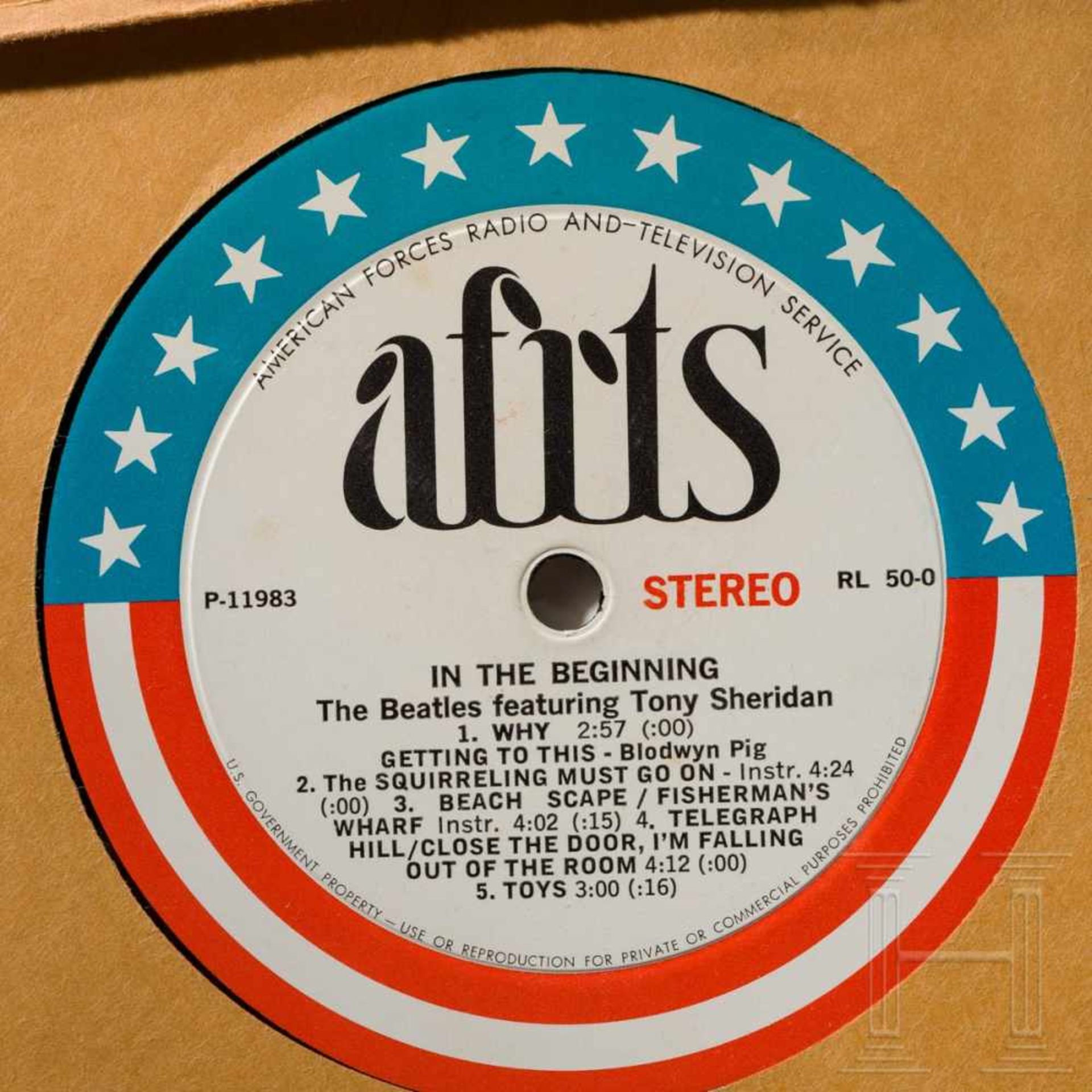 Zehn Schallplatten der AFRTS (Armed Forces Radio & Television Service) - Beatles und weitere - Bild 6 aus 9