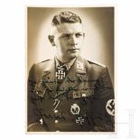 Ritterkreuzträger Hans Hoffritz - Autograph auf Portraitpostkarte