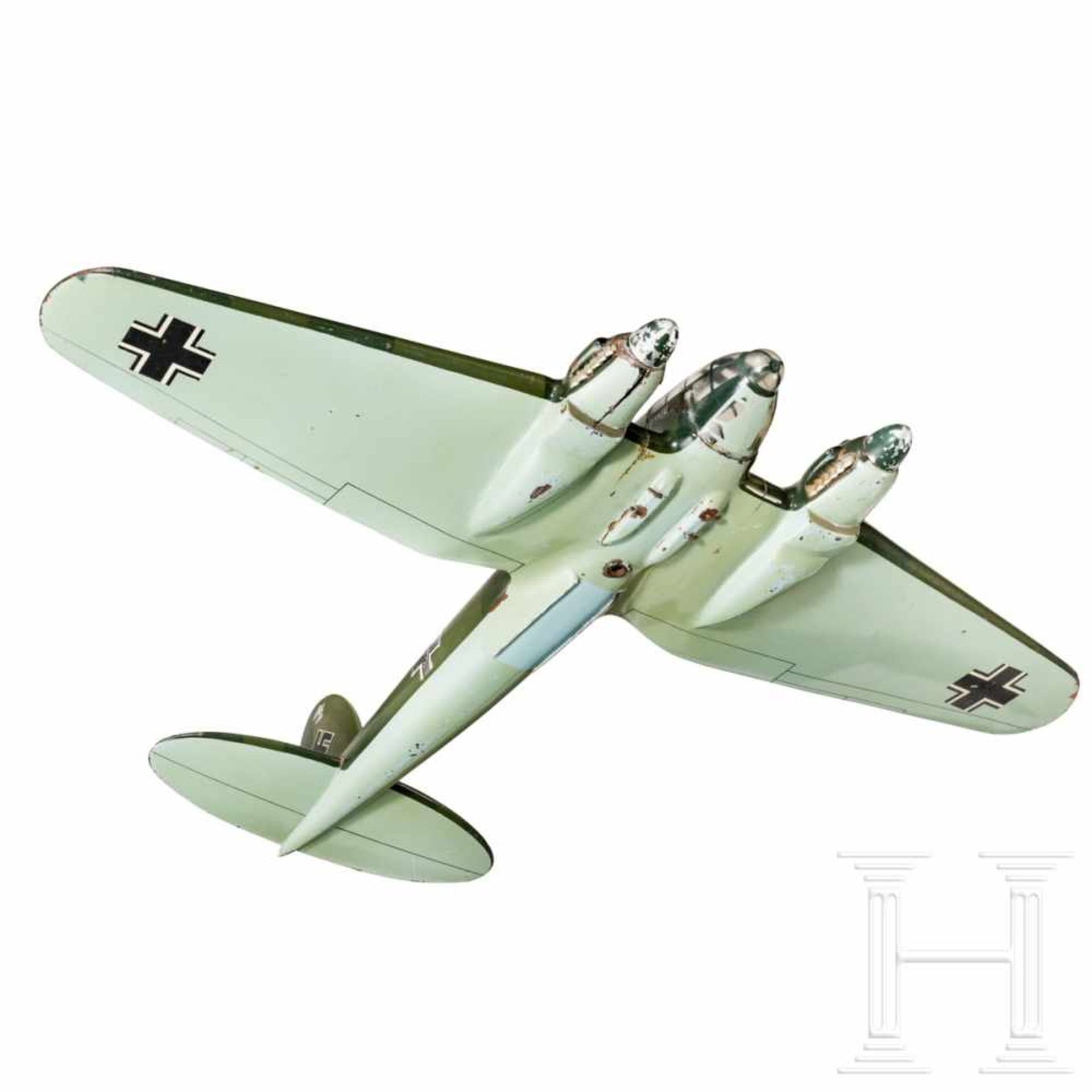Werksmodell eines Heinkel He 111 Bombenflugzeuges - Bild 3 aus 6