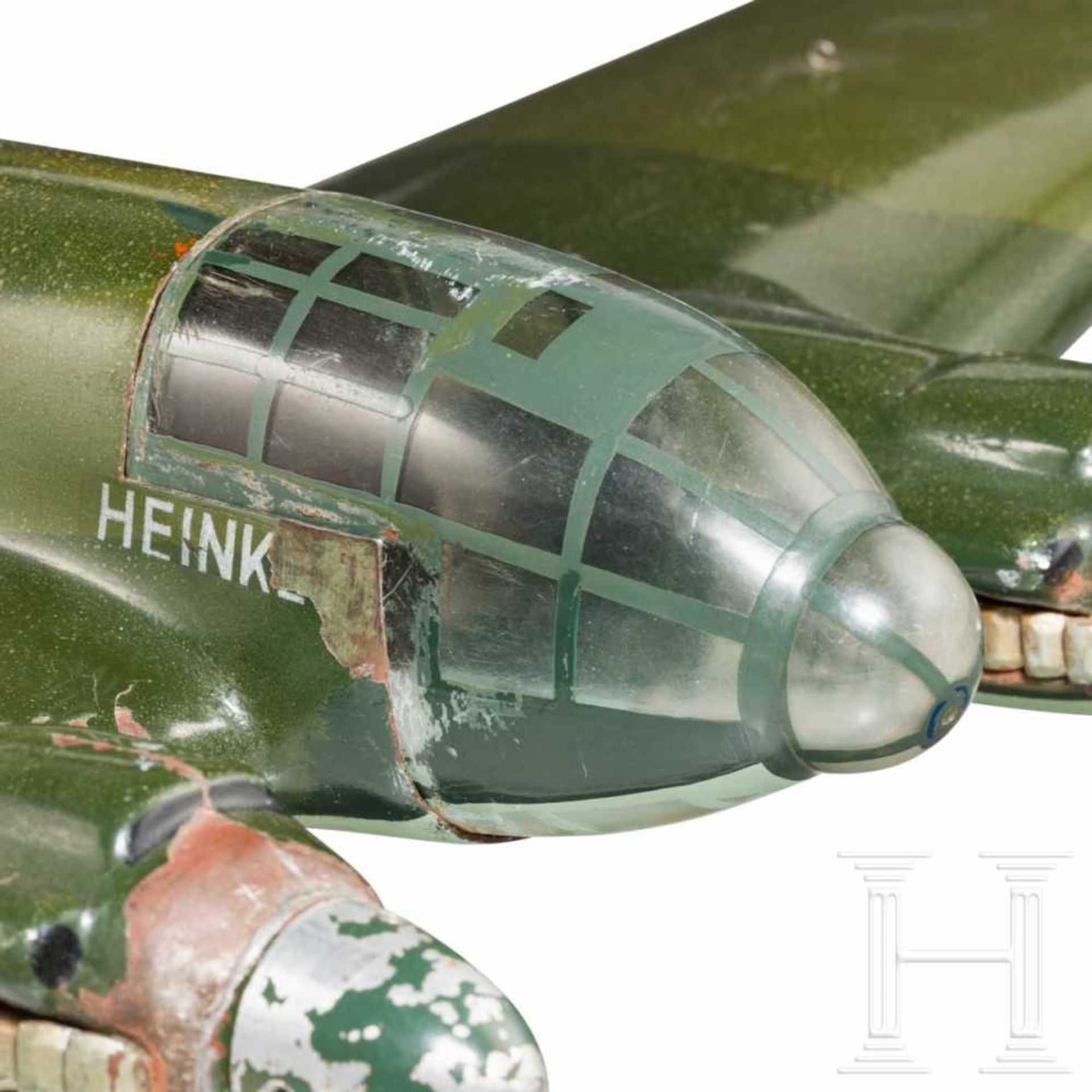 Werksmodell eines Heinkel He 111 Bombenflugzeuges - Bild 4 aus 6
