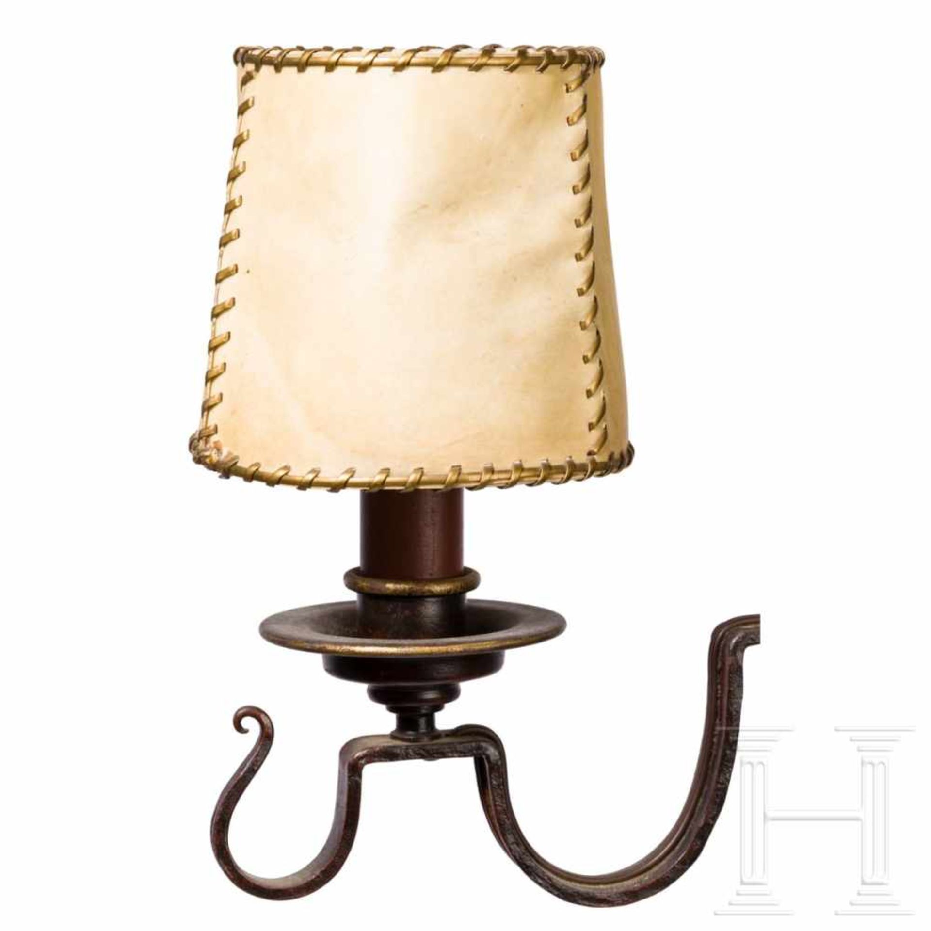 Dreiarmige Deckenlampe vom Platterhof oder vom Rasthaus am Chiemsee - Bild 4 aus 7