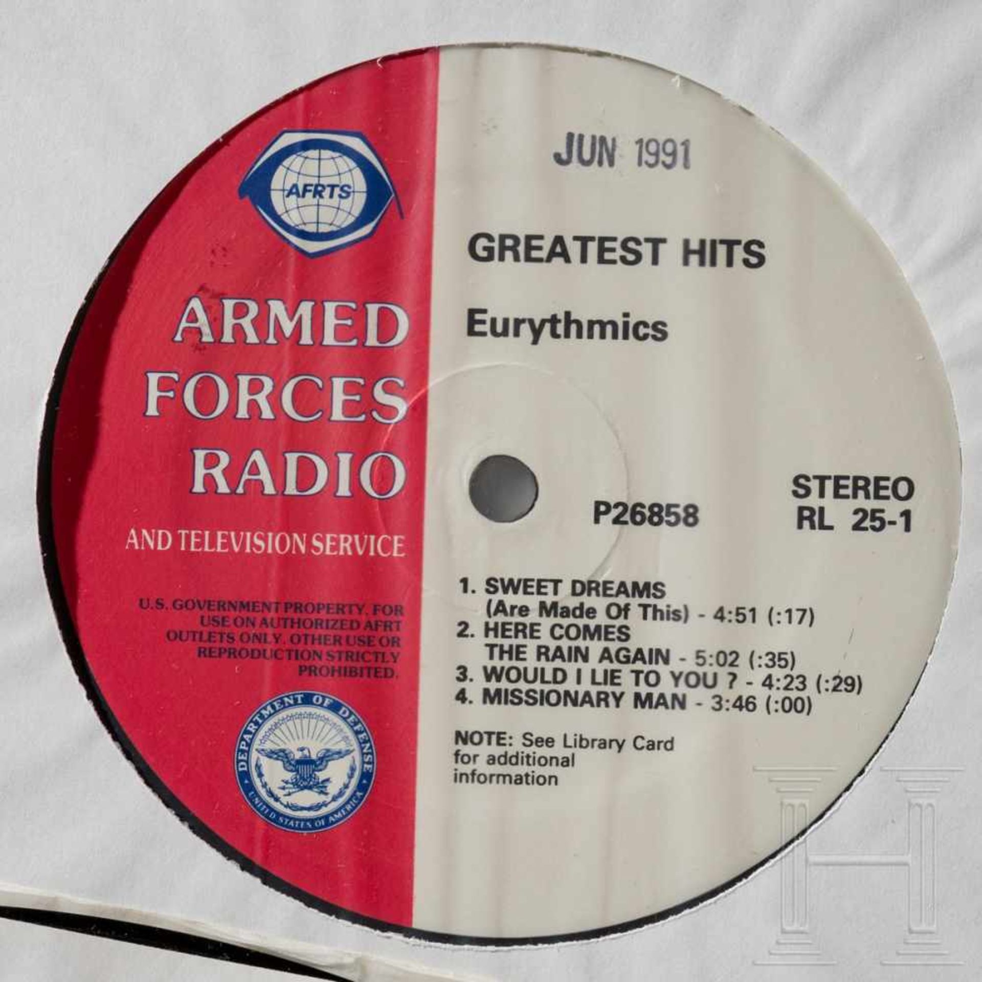 Neun Schallplatten der AFRTS (Armed Forces Radio & Television Service) - Beatles und weitere - Bild 4 aus 10