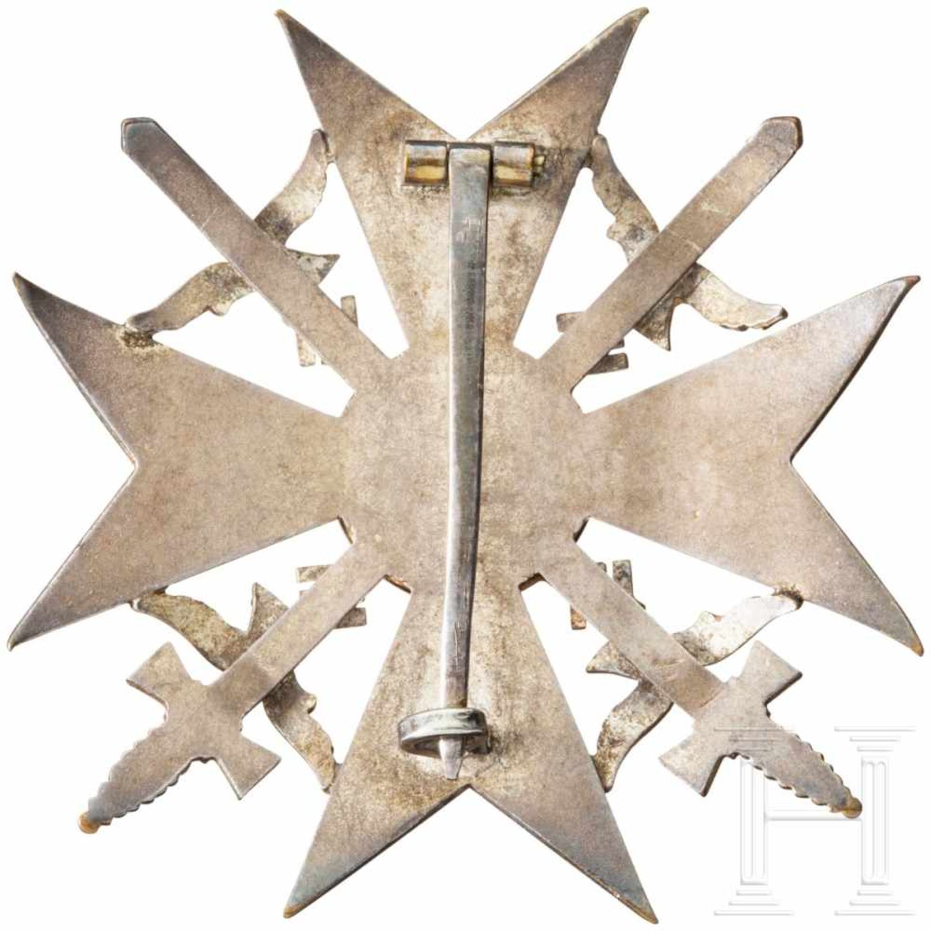 Spanienkreuz in Silber mit Schwertern - Bild 2 aus 2