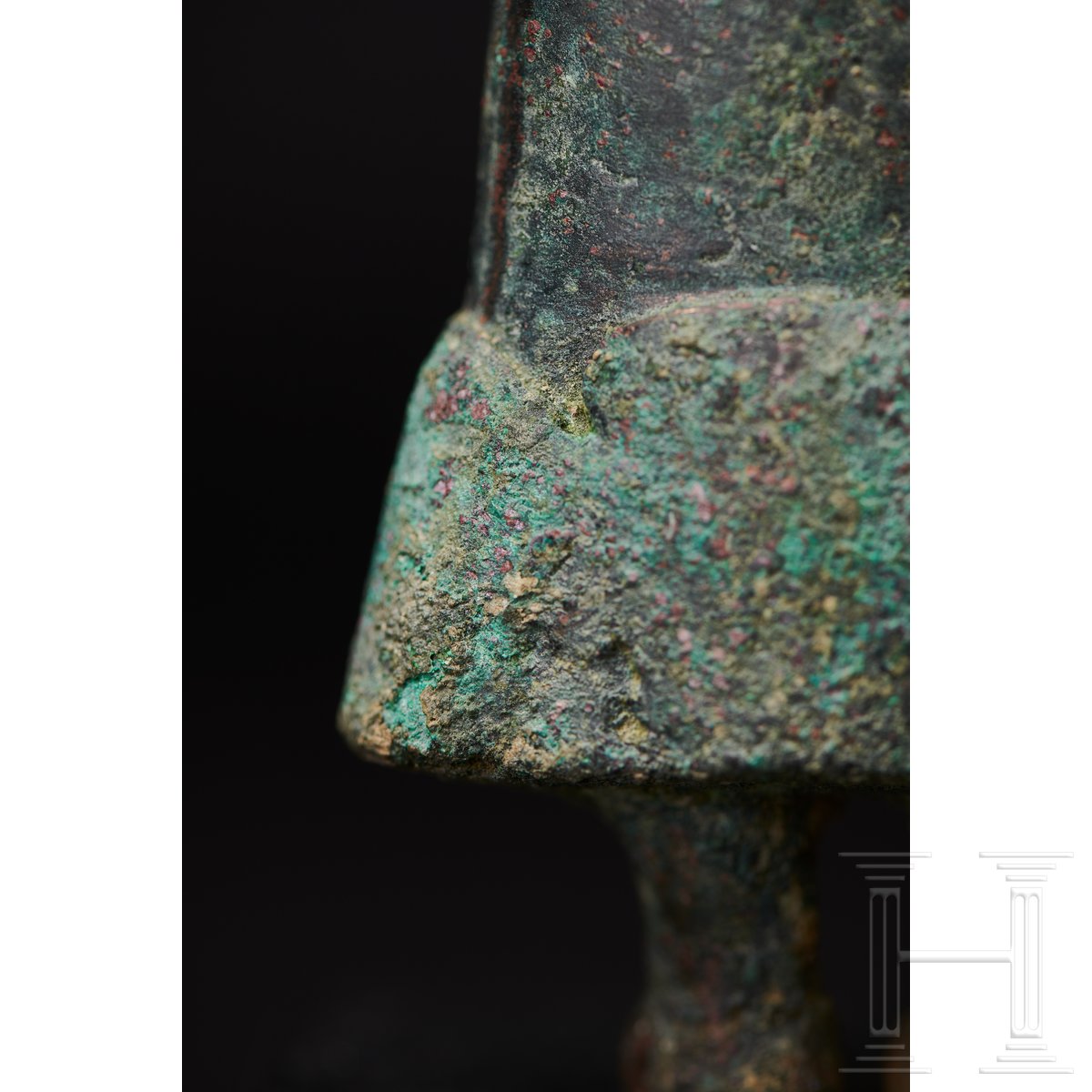 Elamitische Bronzestatuette eines Würdenträgers, Vorderasien, 3. Jtsd. v. Chr. - Image 8 of 10