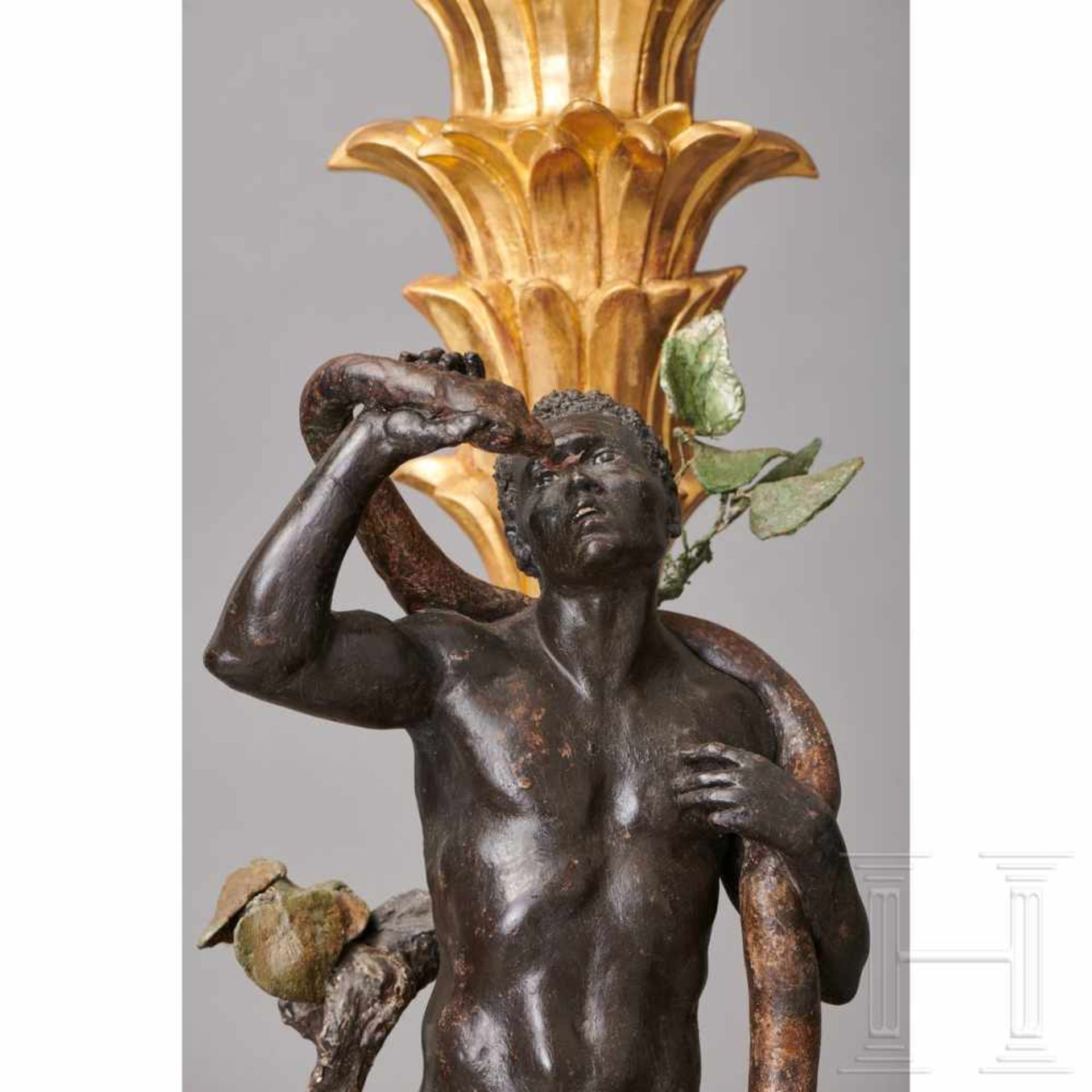 Skulptur mit allegorischer Darstellung des Erdteils Afrika, Italien, 1. Hälfte 19. Jhdt. - Bild 9 aus 13