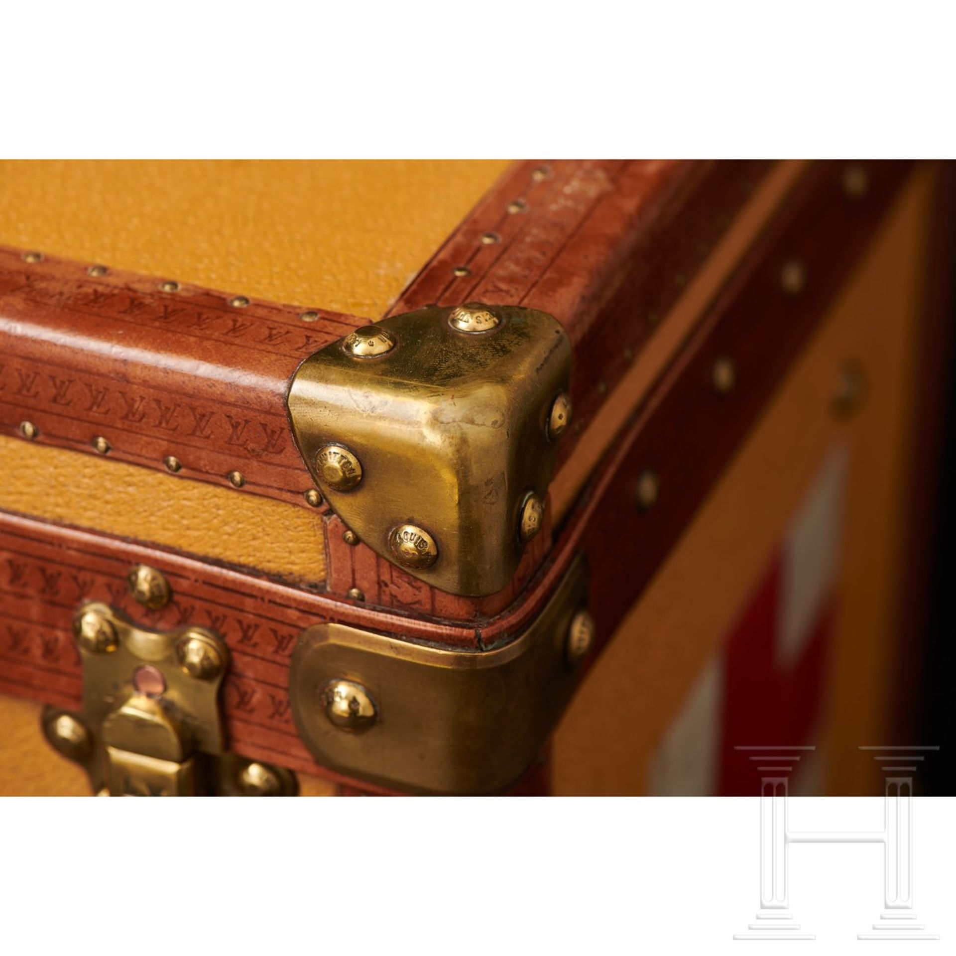Sehr seltener Louis Vuitton Koffer für das Französische Rote Kreuz, um 1914 - Bild 15 aus 16