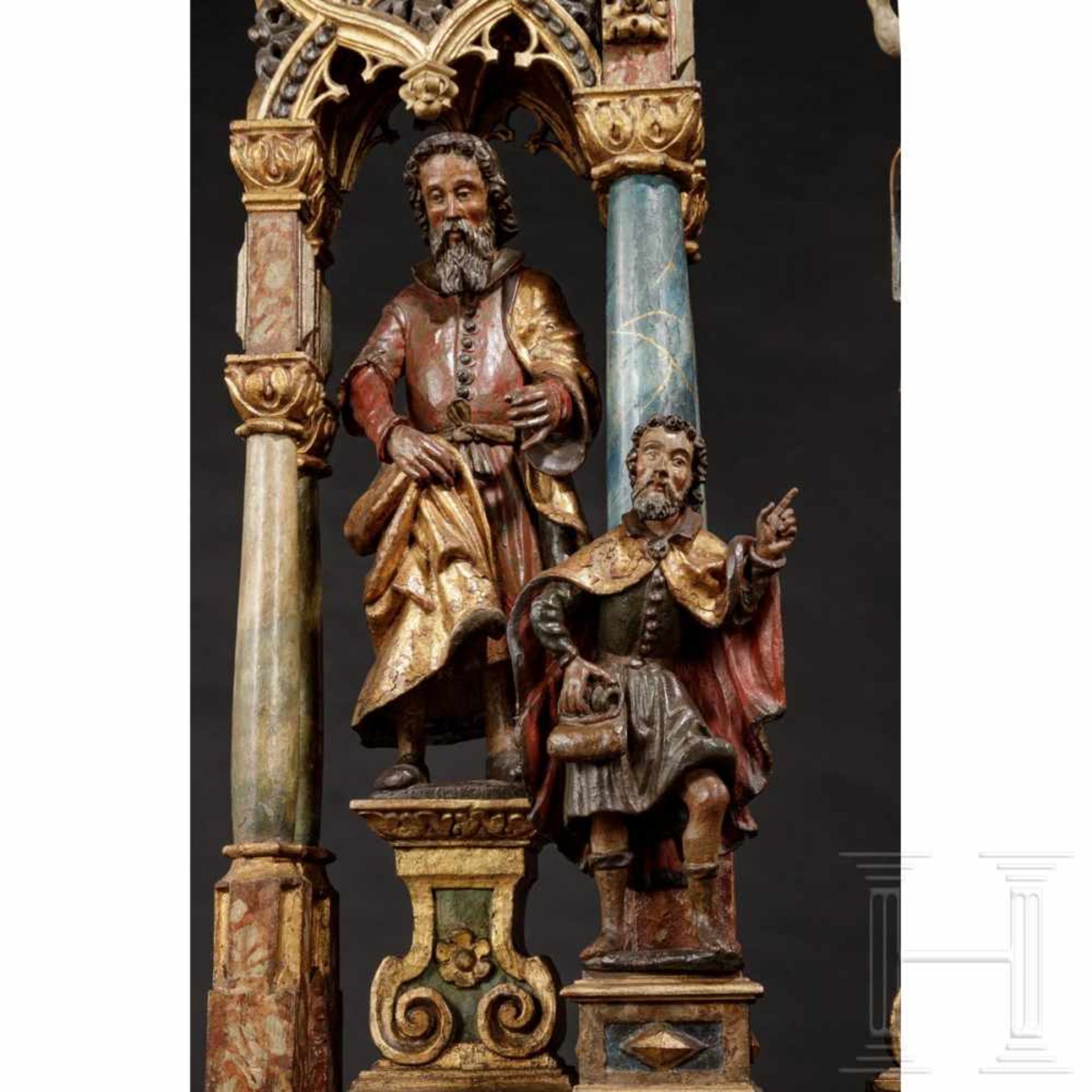 Außergewöhnlicher, eindrucksvoller Altar, Südtirol, um 1600 - Bild 5 aus 7