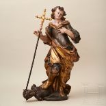 Skulptur des Heiligen Michaels, Werkstatt Lorenz Luidl, Landsberg am Lech, 2. Hälfte 17. Jhdt.