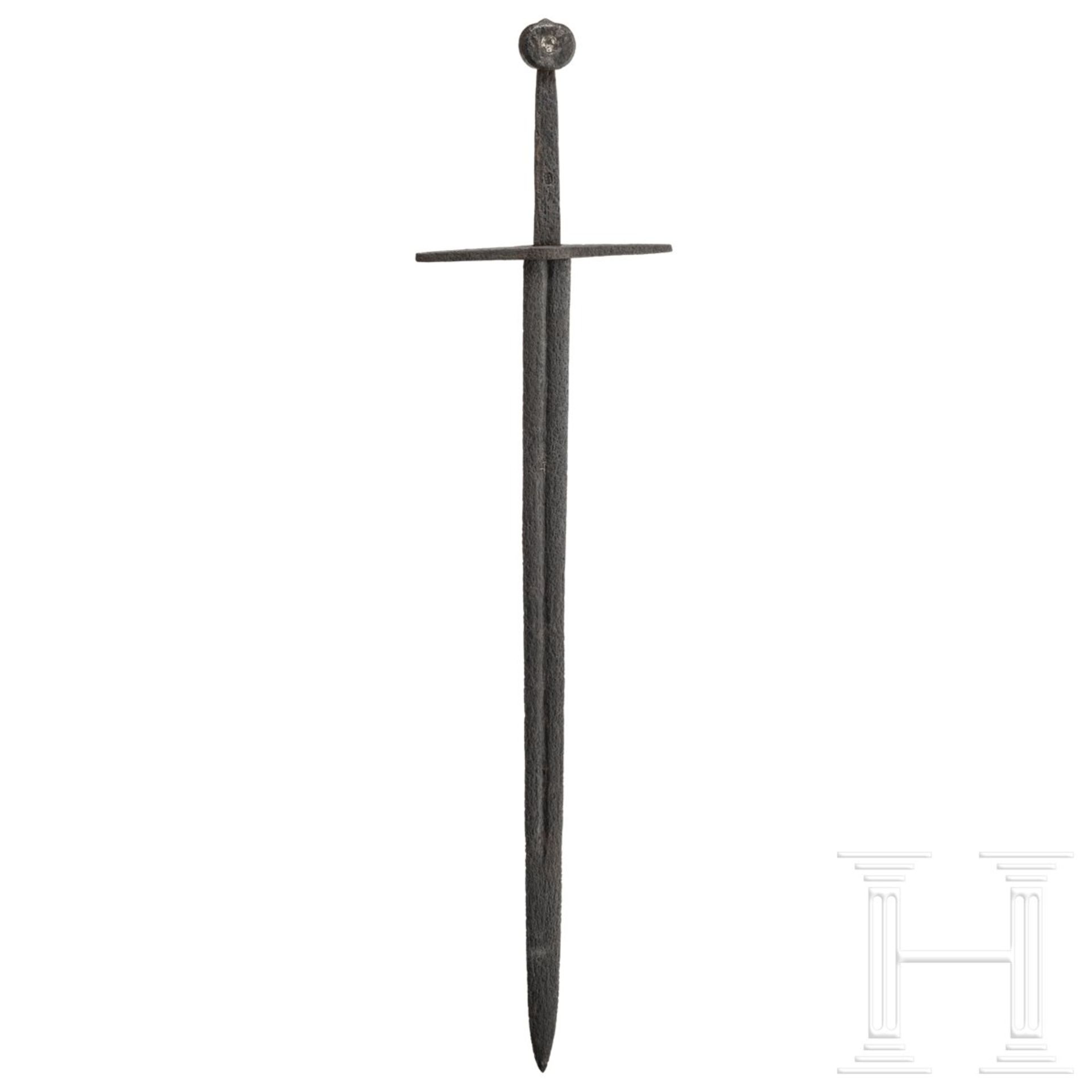 Ritterliches Schwert zu anderthalb Hand, Passau, ca. 1300 - 1350 - Bild 9 aus 10
