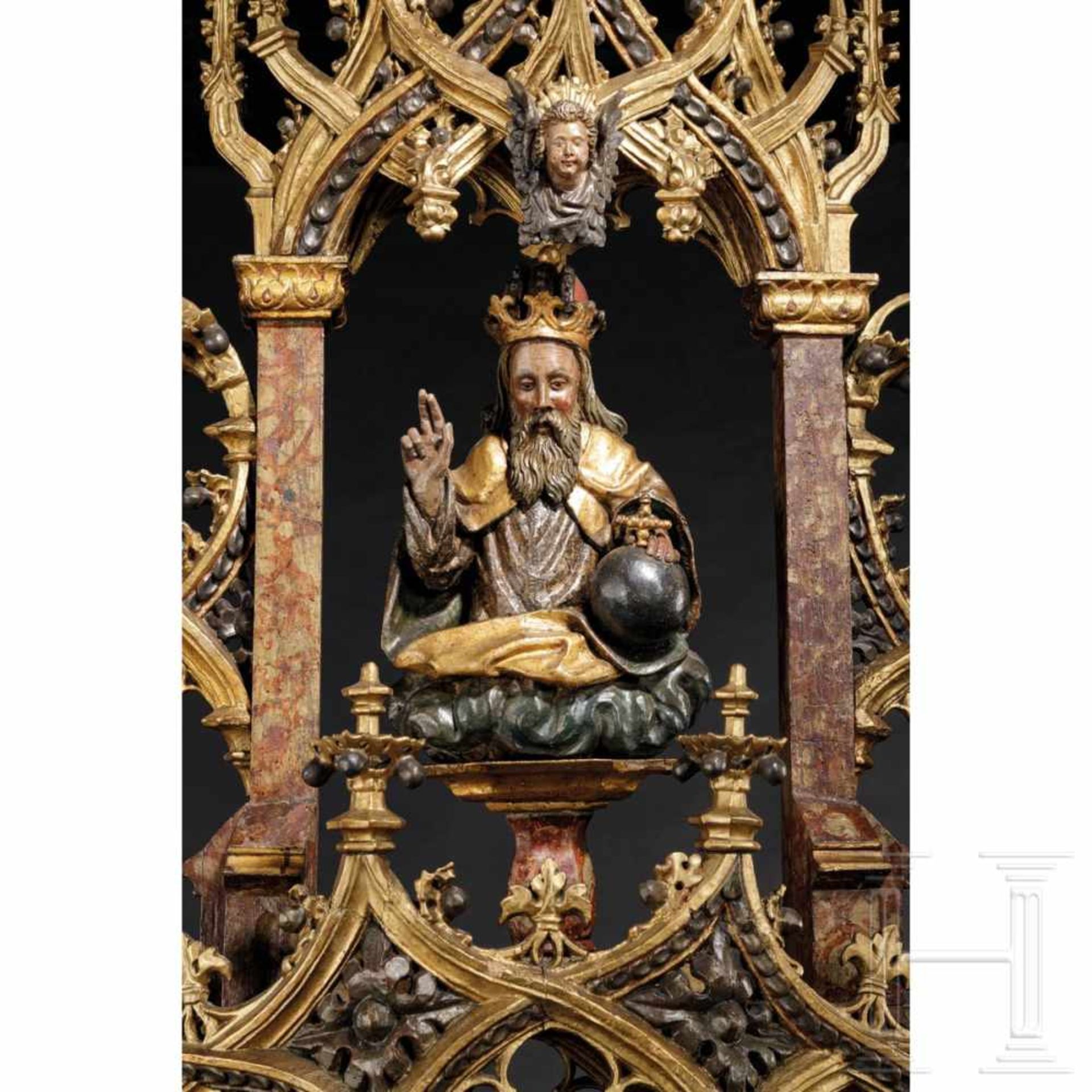 Außergewöhnlicher, eindrucksvoller Altar, Südtirol, um 1600 - Bild 3 aus 7