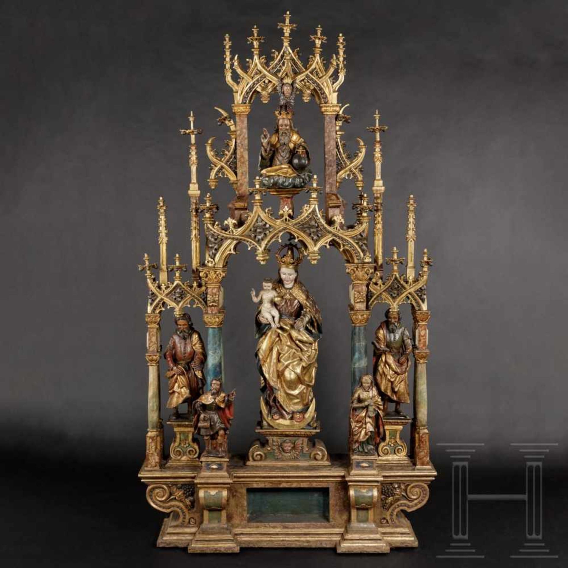 Außergewöhnlicher, eindrucksvoller Altar, Südtirol, um 1600