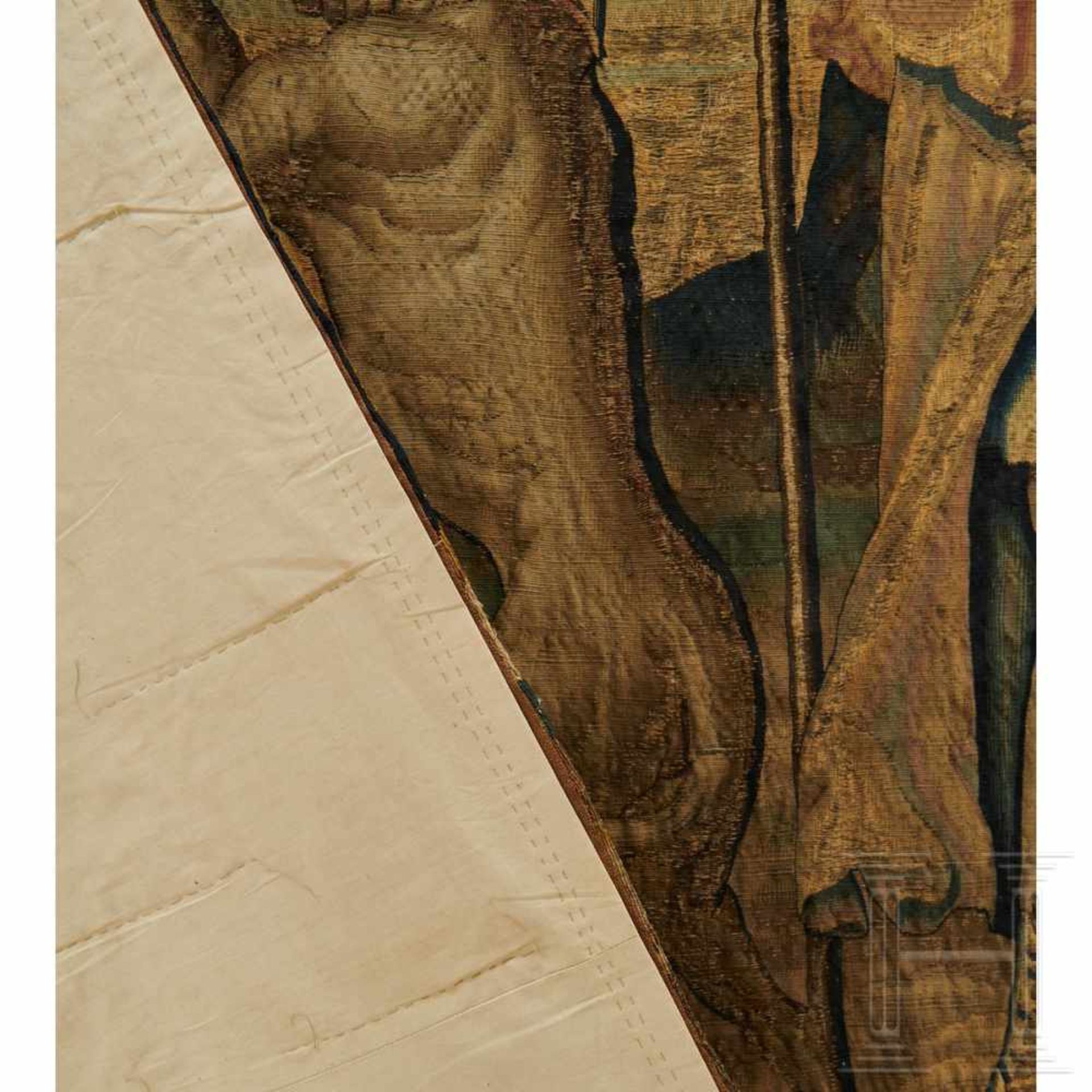 Äußerst feine Tapisserie mit Artemis und Apollon, Flandern, 17. Jhdt. - Bild 7 aus 11
