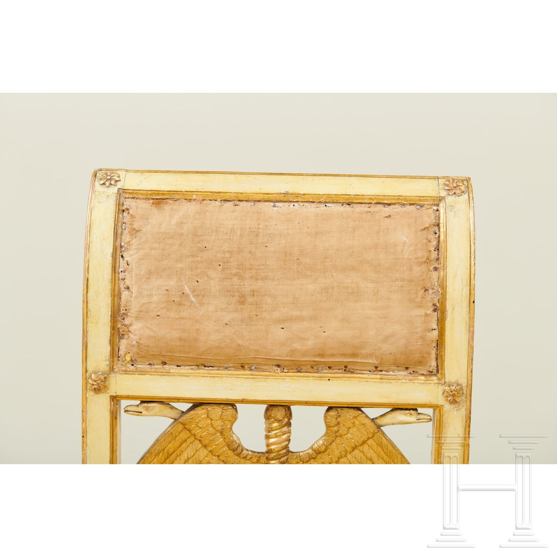 Ein Paar klassizistische Stühle, Lucca, um 1800 - Image 6 of 16