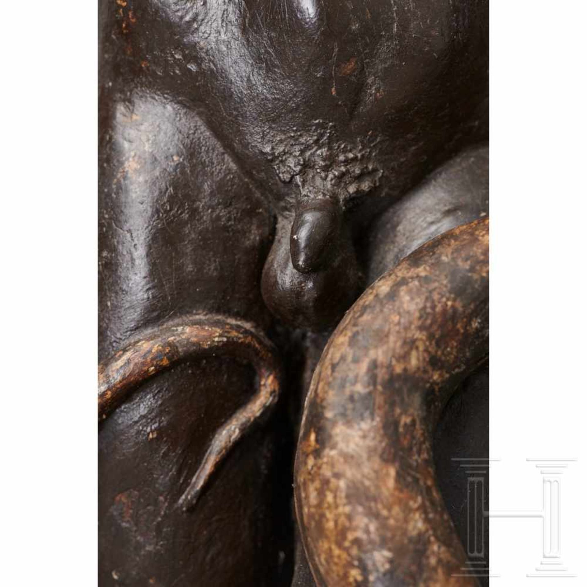 Skulptur mit allegorischer Darstellung des Erdteils Afrika, Italien, 1. Hälfte 19. Jhdt. - Bild 12 aus 13