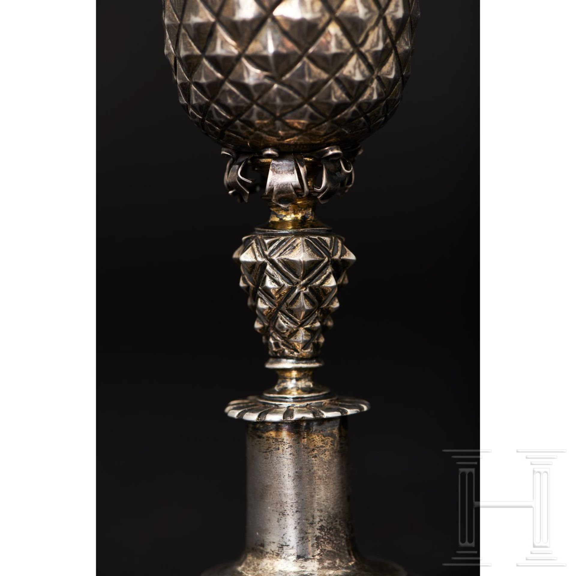 Kleiner Diamantbuckel-Pokal, Augsburg, 1. Hälfte 17. Jhdt. - Bild 9 aus 18