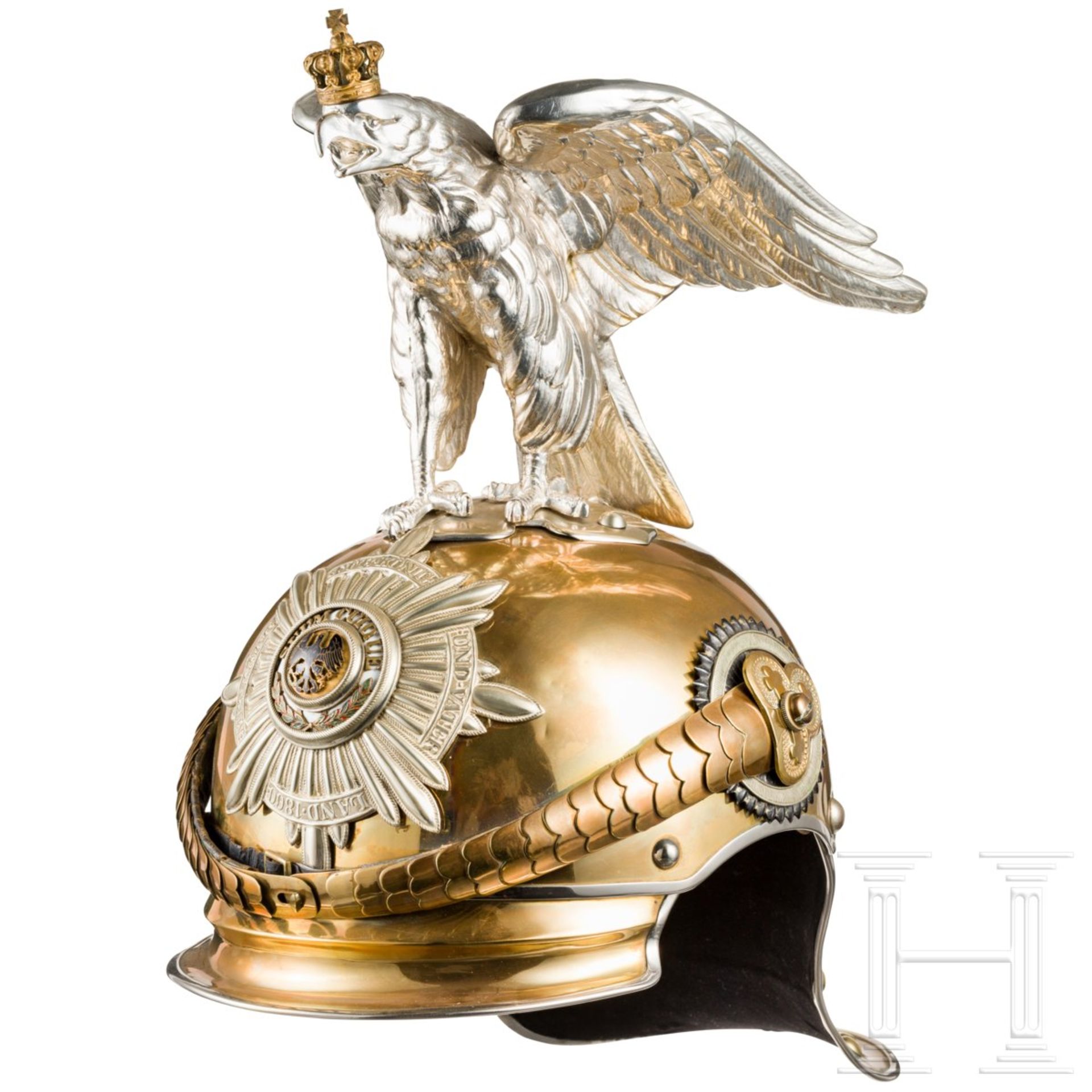 Helm M 1889 für Offiziere der Regimenter Garde du Corps und Gardekürassiere - Bild 2 aus 9