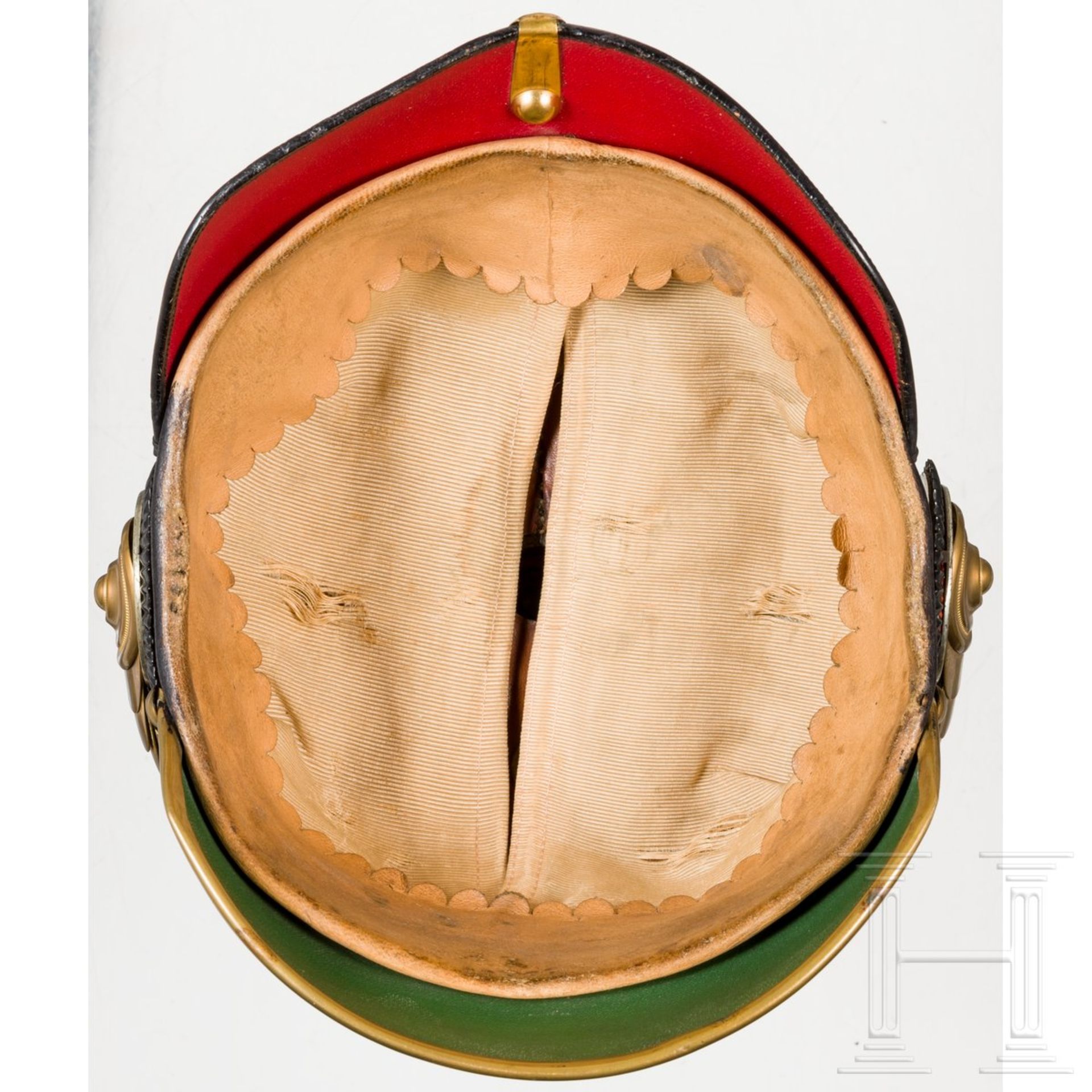 Helm für Reserveoffiziere des 1. Brandenburgischen Dragoner-Regiments Nr. 2, ab 1913 - Bild 7 aus 8