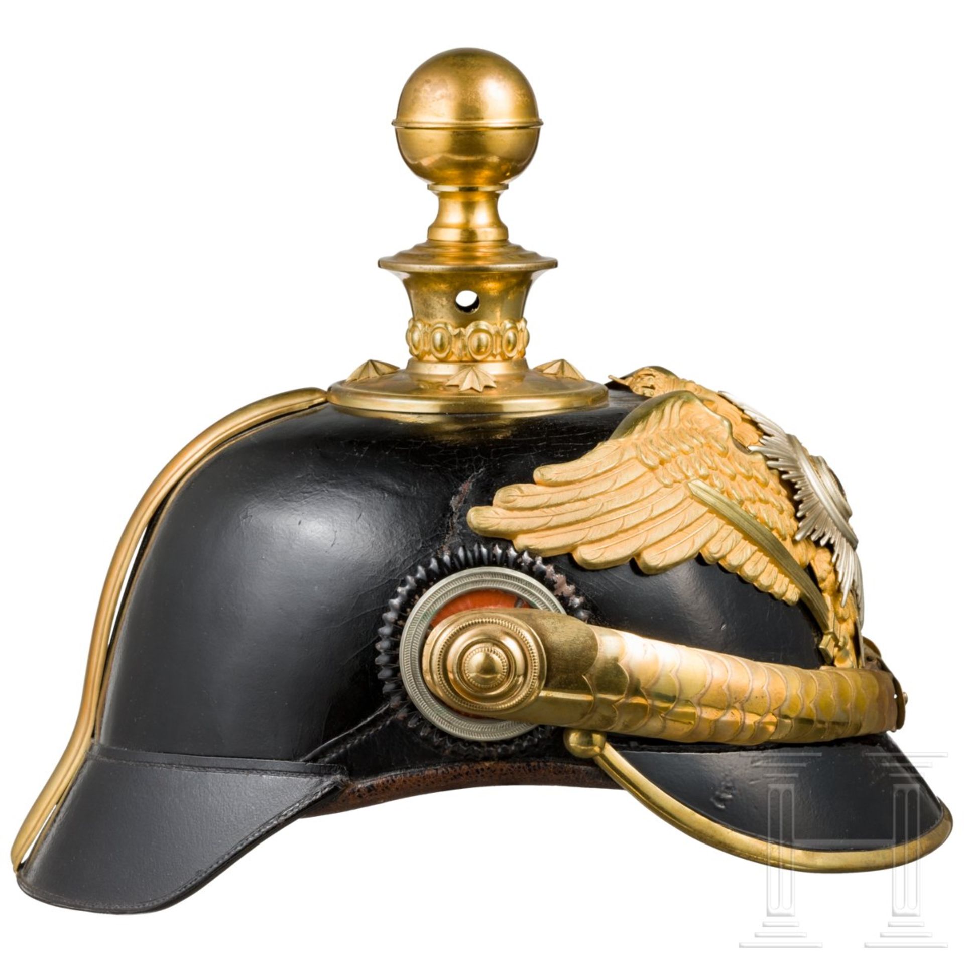 Helm für Reserveoffiziere der Garde-Artillerie, um 1900 - Bild 3 aus 6
