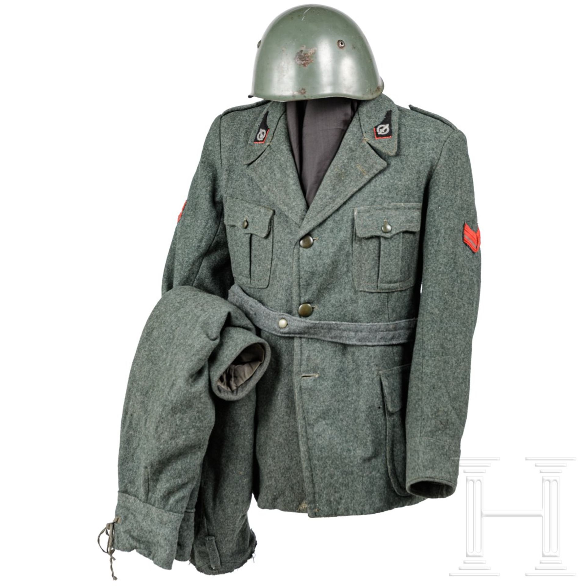 Uniformensemble eines Soldaten der Repubblica Sociale Italiana (RSI), 1943-45
