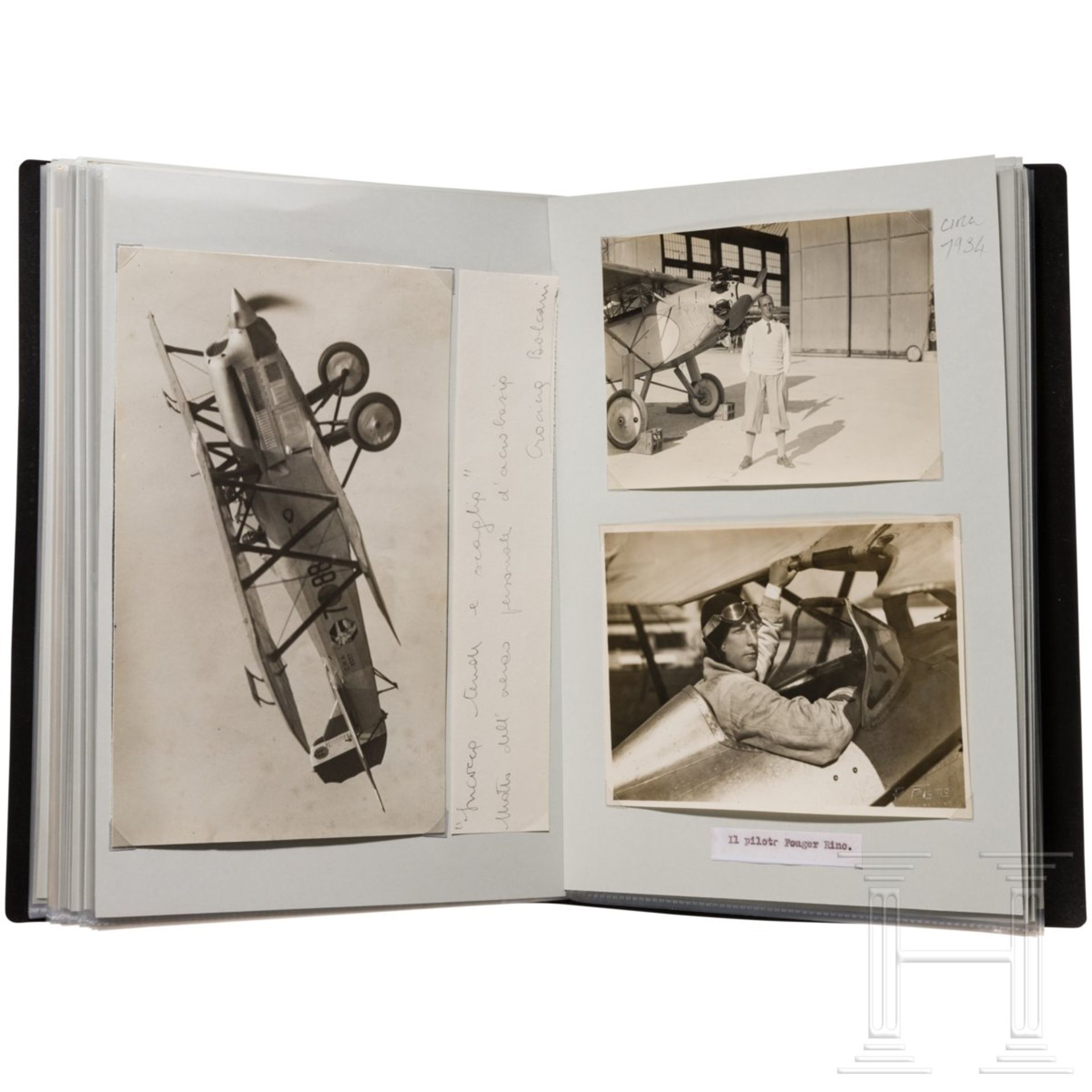 General Rino Corso Fougier (1894 - 1963) - drei Alben mit Fotos und Dokumenten - Bild 2 aus 7