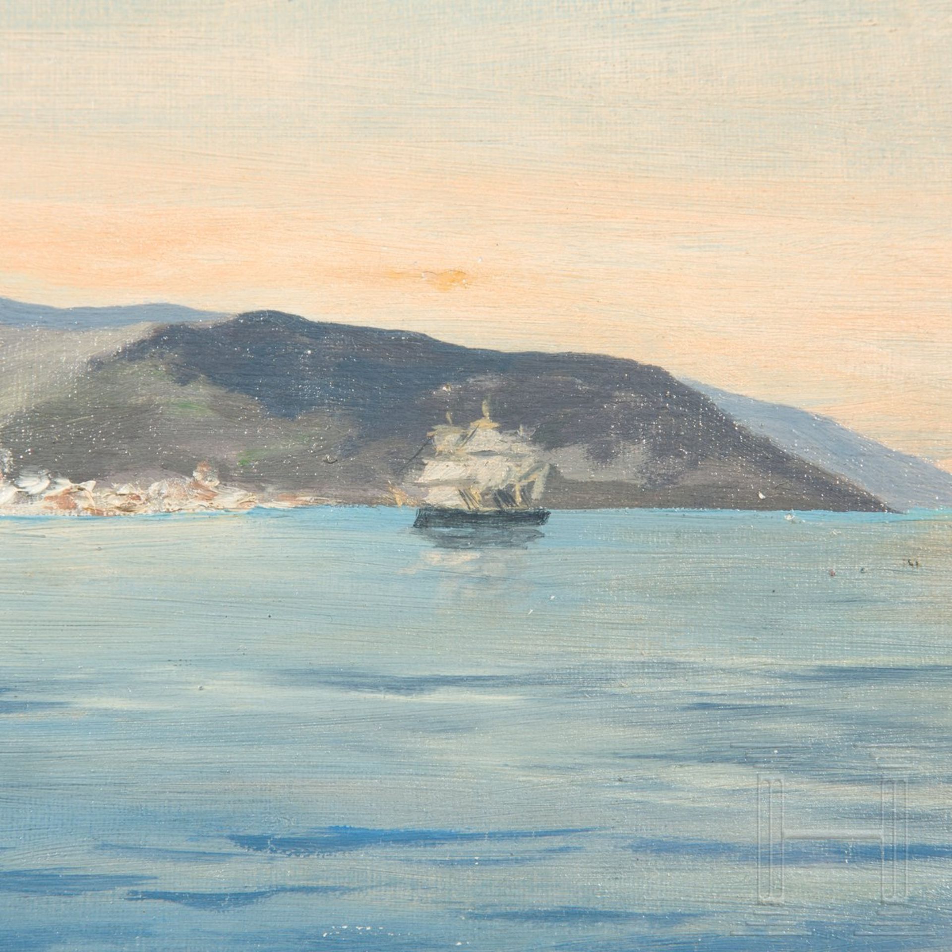 Prinz Heinrich von Preußen (1862 – 1929) - eigenhändiges Gemälde - Bild 2 aus 5