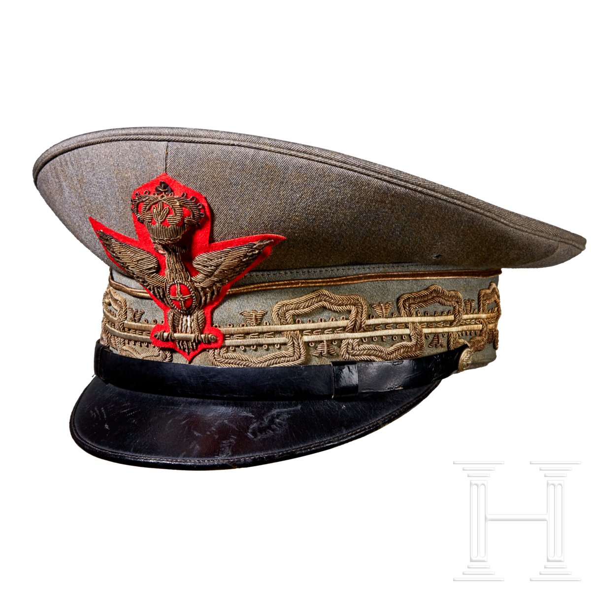 An Officer's General Rank Visor Cap with Storage Box - Image 2 of 7