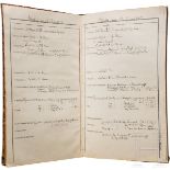 Rapportbuch des Kriegsgefangenenlagers Grödig vom 7.7. bis 22.11.1915
