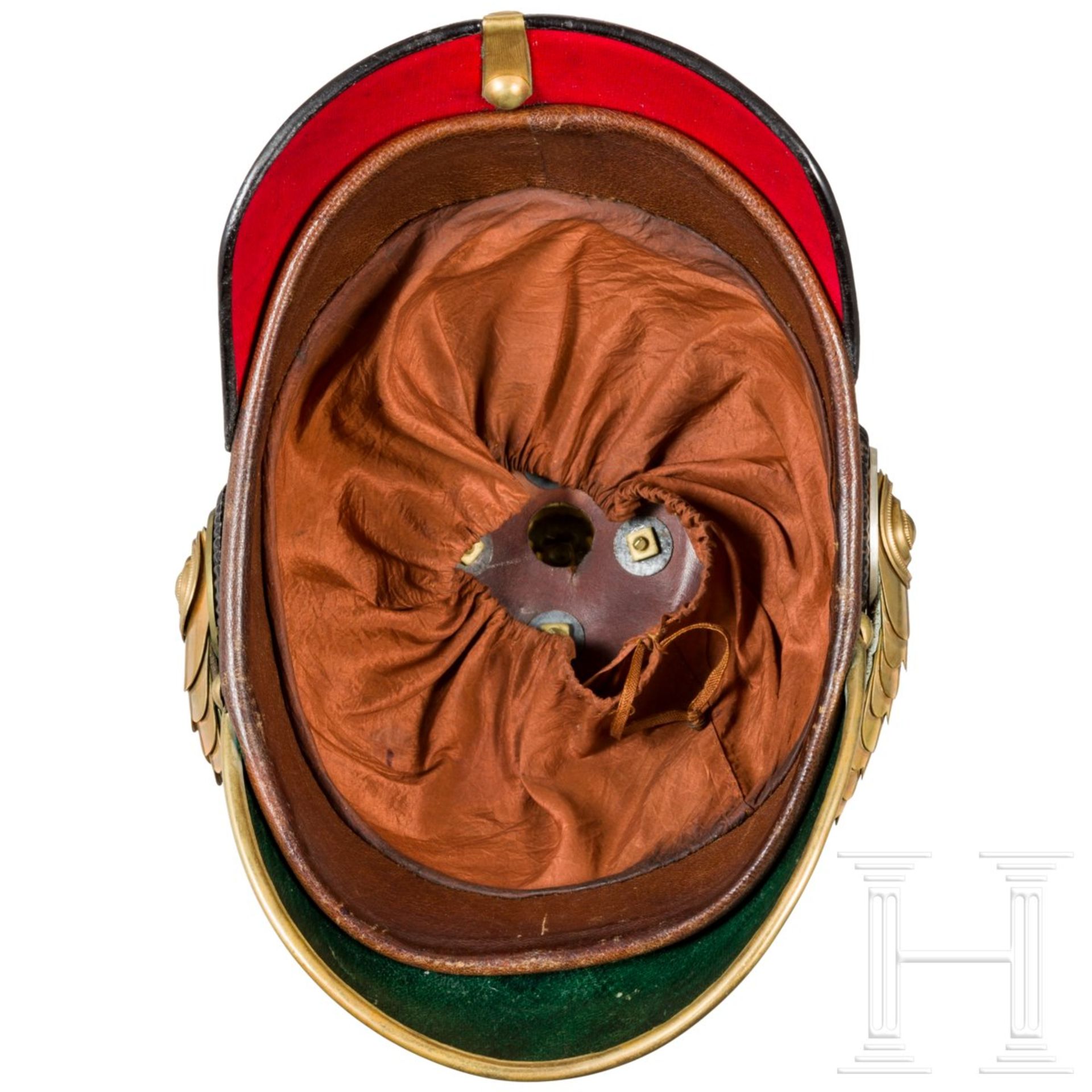 Helm für Reserveoffiziere der Garde-Artillerie, um 1900 - Bild 6 aus 6