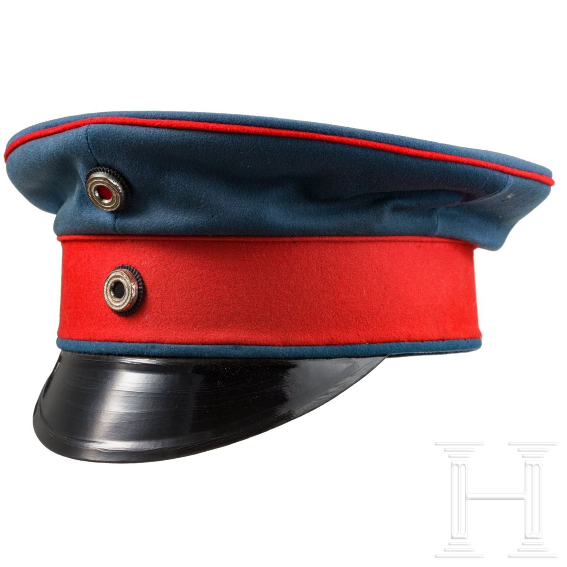 Kaiser Wilhelm II. - persönliche Schirmmütze für Offiziere der Dragoner, um 1900 - Bild 2 aus 7