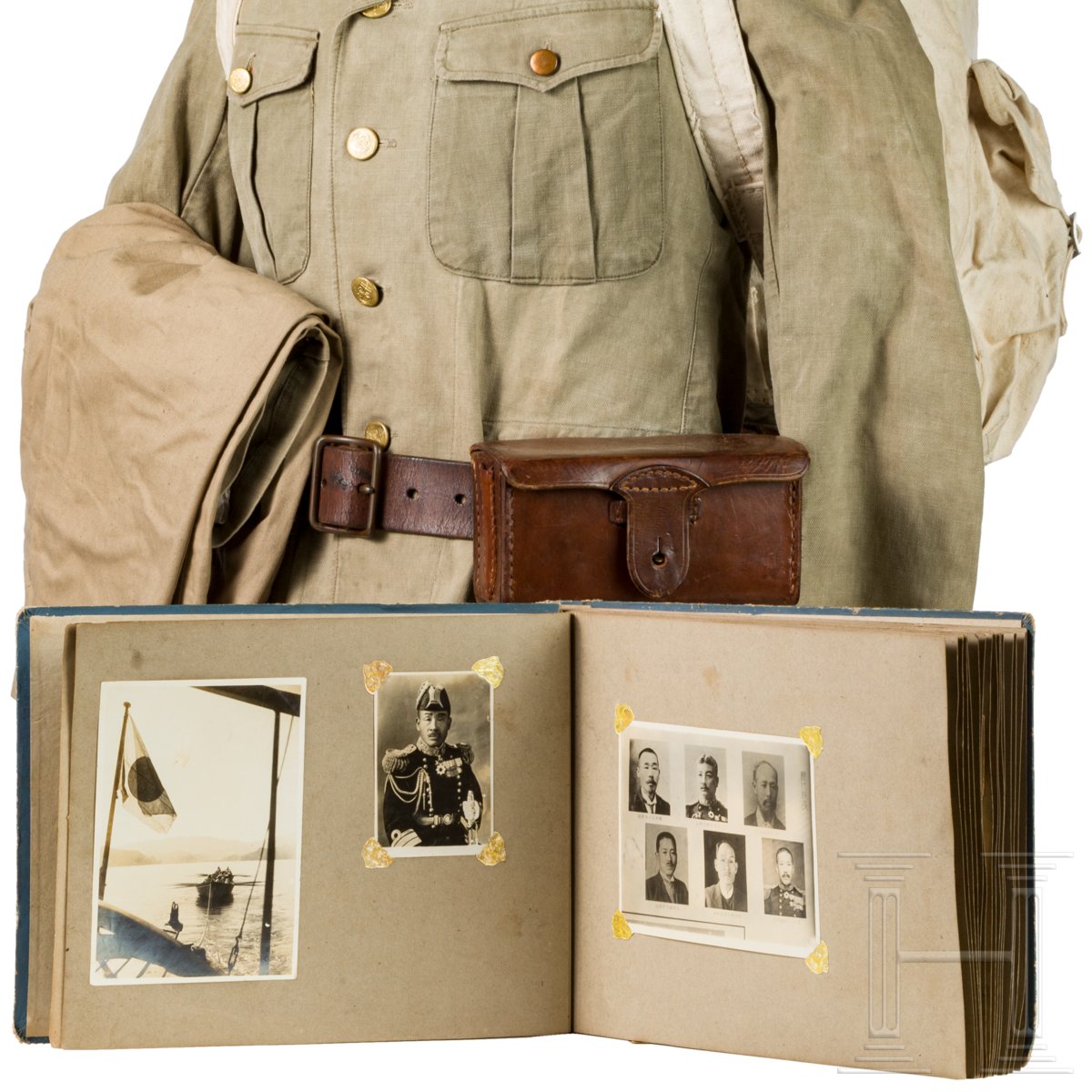 Uniform- und Ausrüstungsensemble eines Soldaten der Marineinfanterie im 2. Weltkrieg - Image 6 of 8