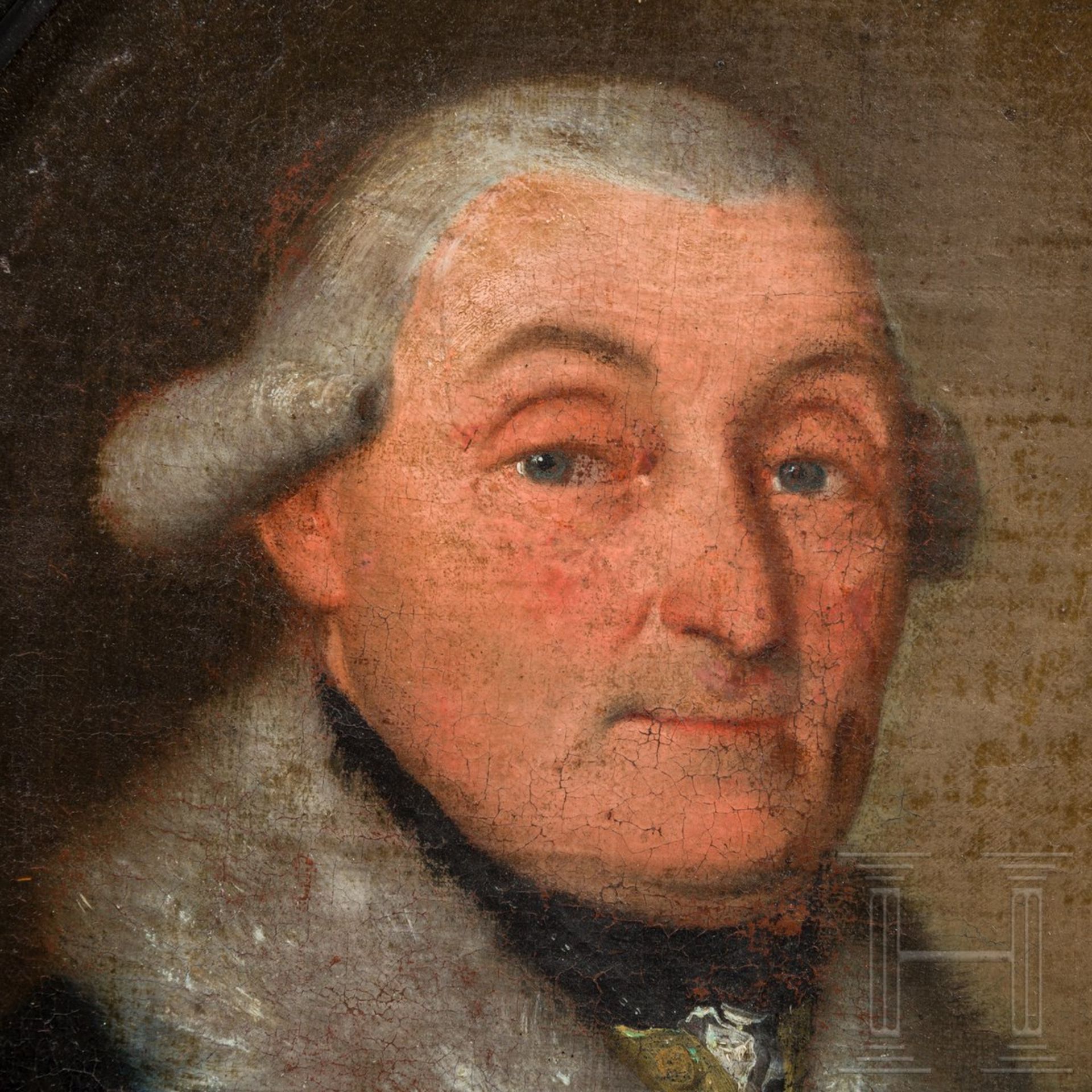 Bildnisse des preußischen Generals von Dalwig und seiner Ehefrau, um 1780 - Bild 3 aus 6