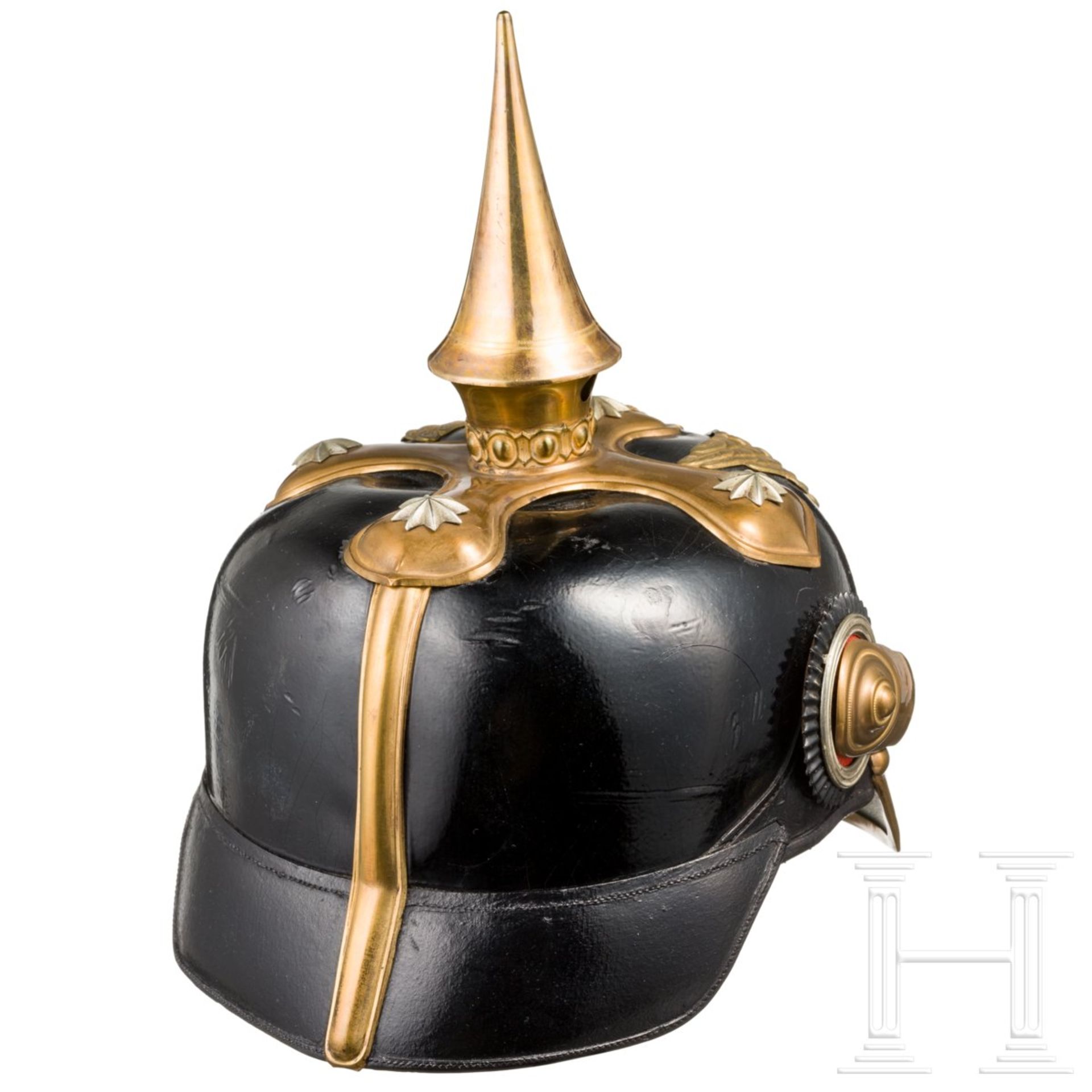 Helm für Reserveoffiziere des 1. Brandenburgischen Dragoner-Regiments Nr. 2, ab 1913 - Bild 6 aus 8