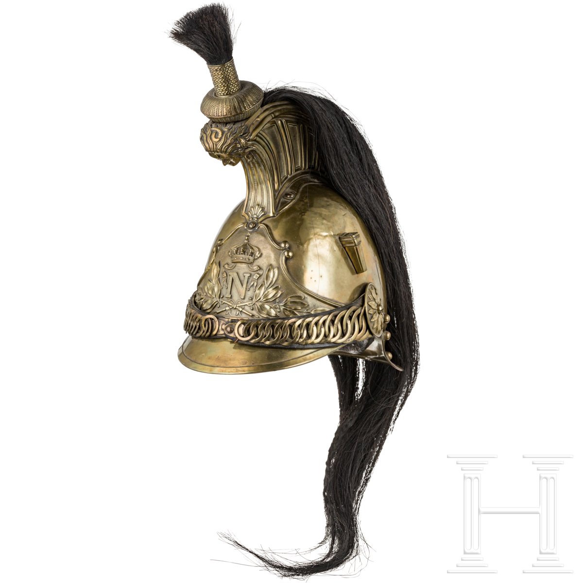 Helm M 1856 für Mannschaften der Dragoner der Garde Impériale