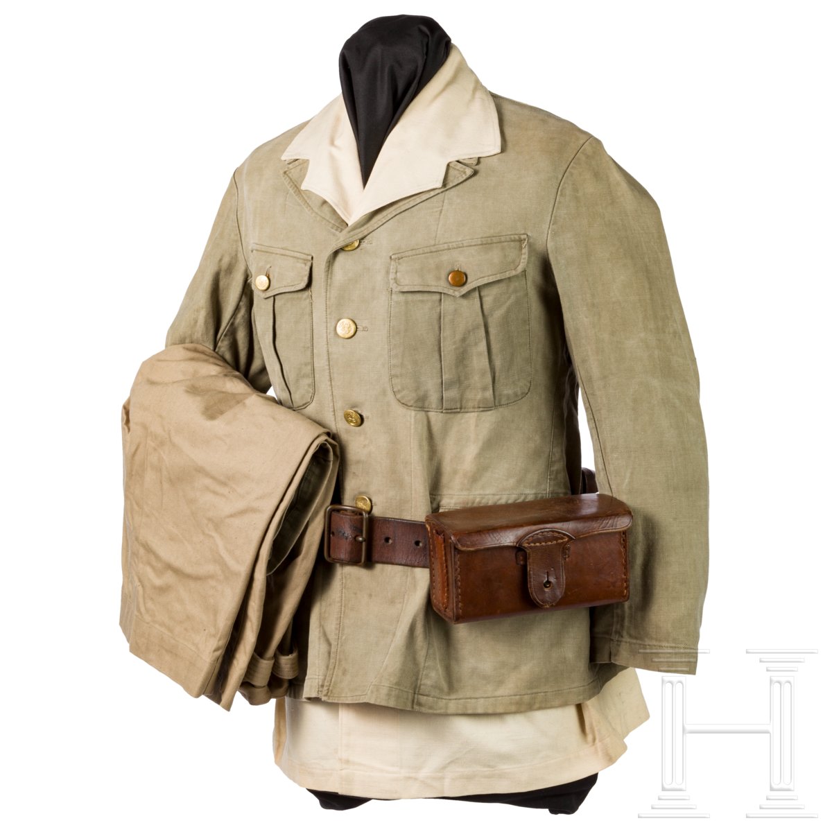 Uniform- und Ausrüstungsensemble eines Soldaten der Marineinfanterie im 2. Weltkrieg - Image 5 of 8