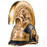 Helm für Offiziere der Kürassiere, Dragoner, Chevaulegers der deutschen Kavallerie, datiert