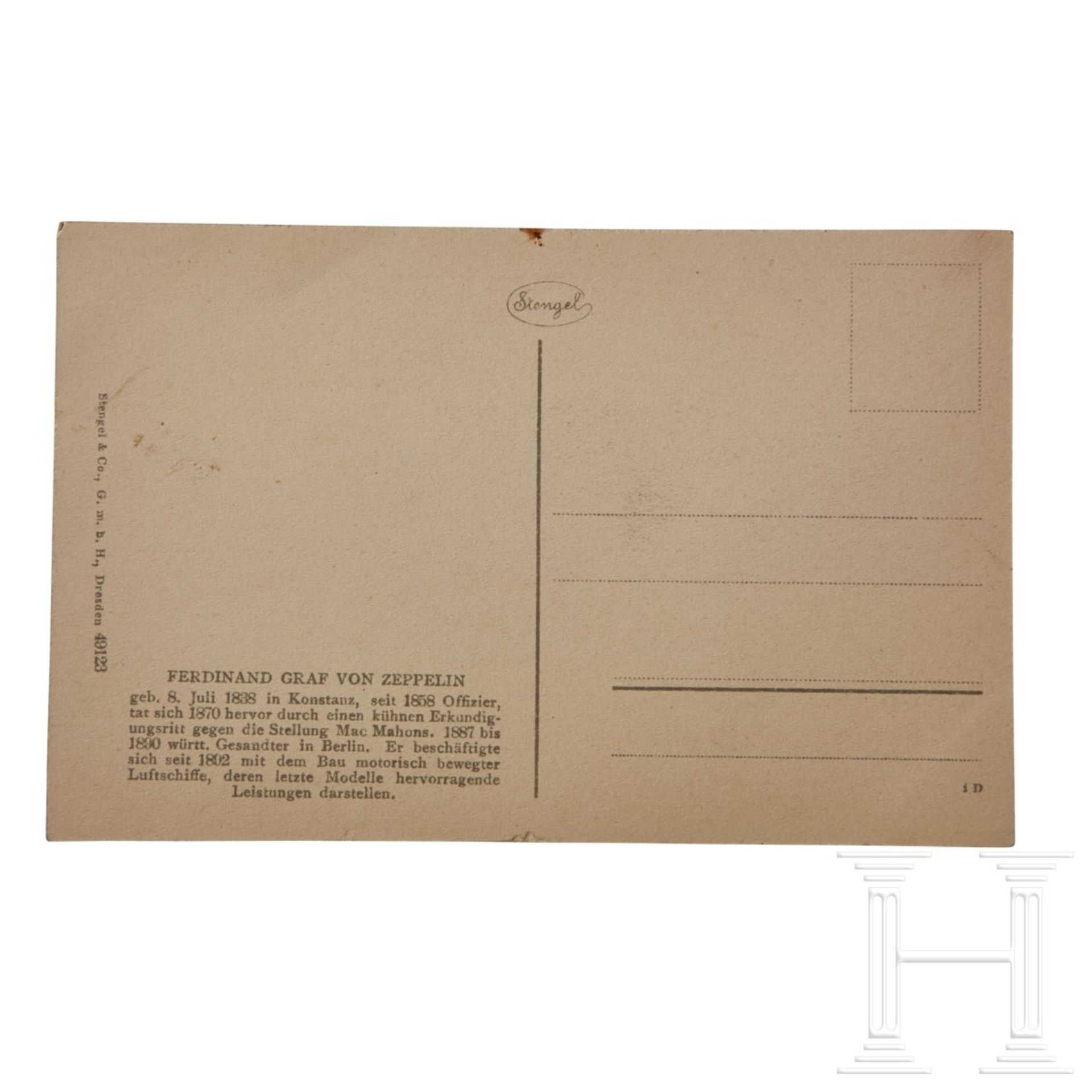 Brief des Grafen Zeppelin mit dem Vorschlag einer Annexion von Belgien und Nordfrankreich - Bild 6 aus 7