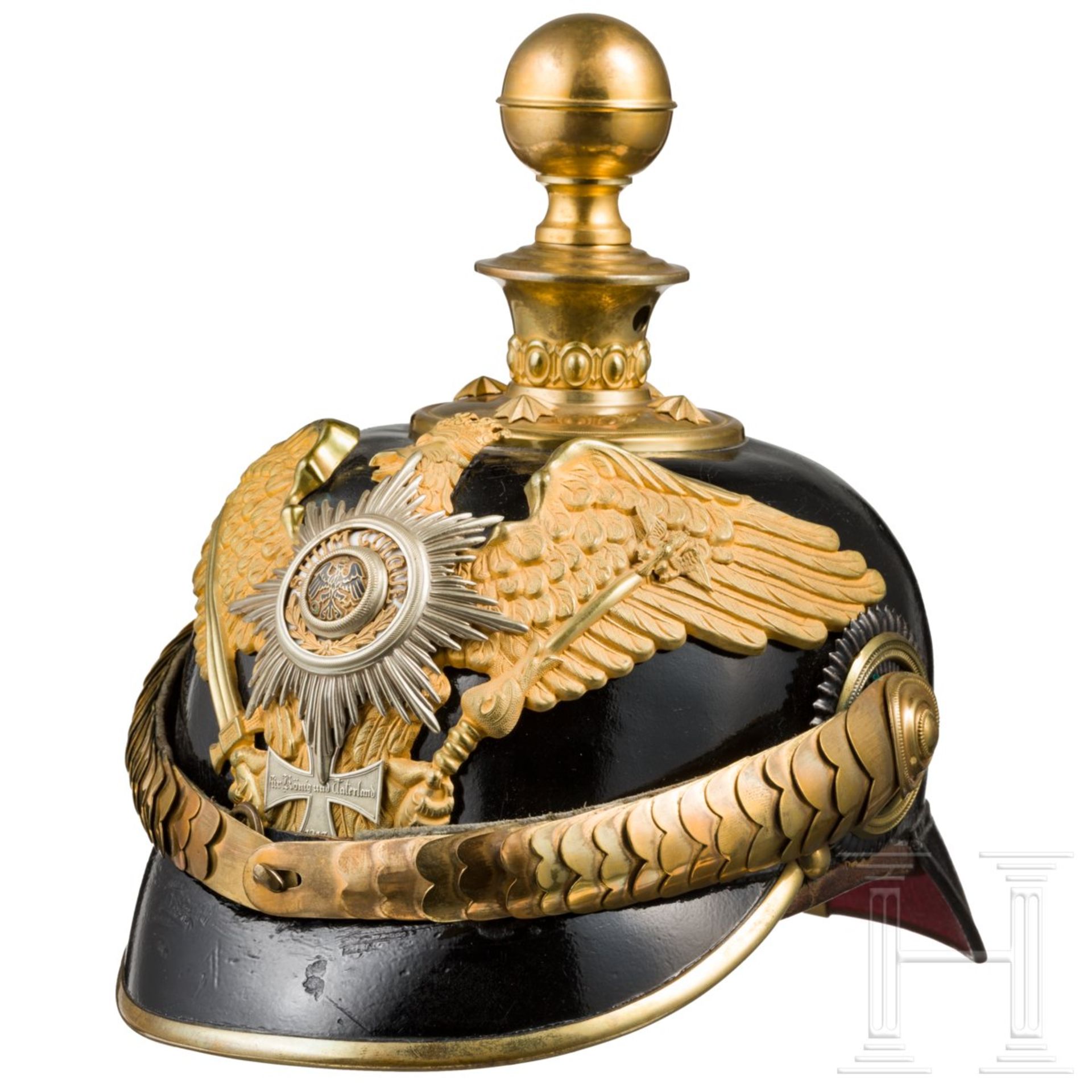 Helm für Reserveoffiziere der Garde-Artillerie, um 1900