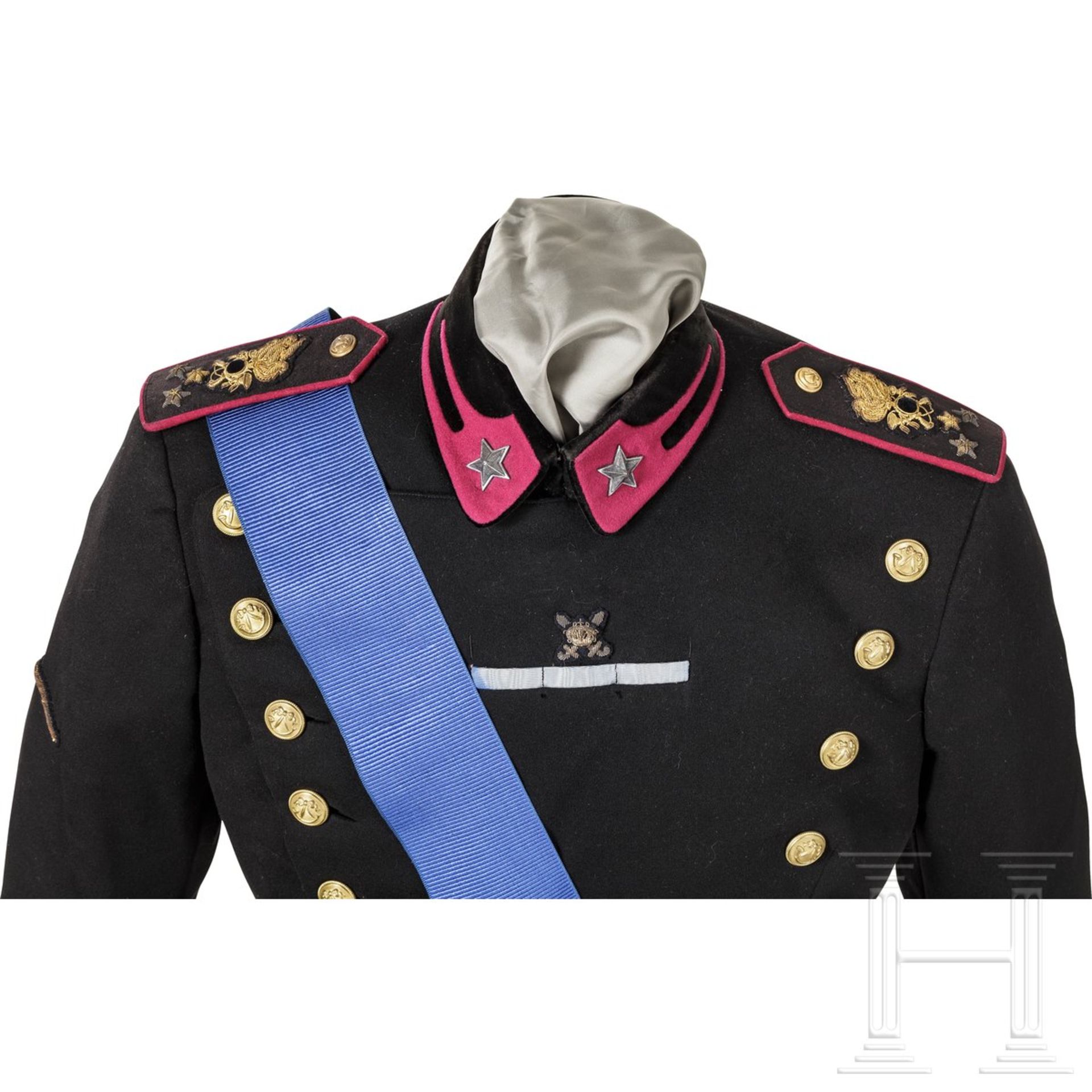 Schwarze Uniform M 34 eines Hauptmanns im Bersaglieri-Regiment Nr. 2 - Bild 2 aus 4