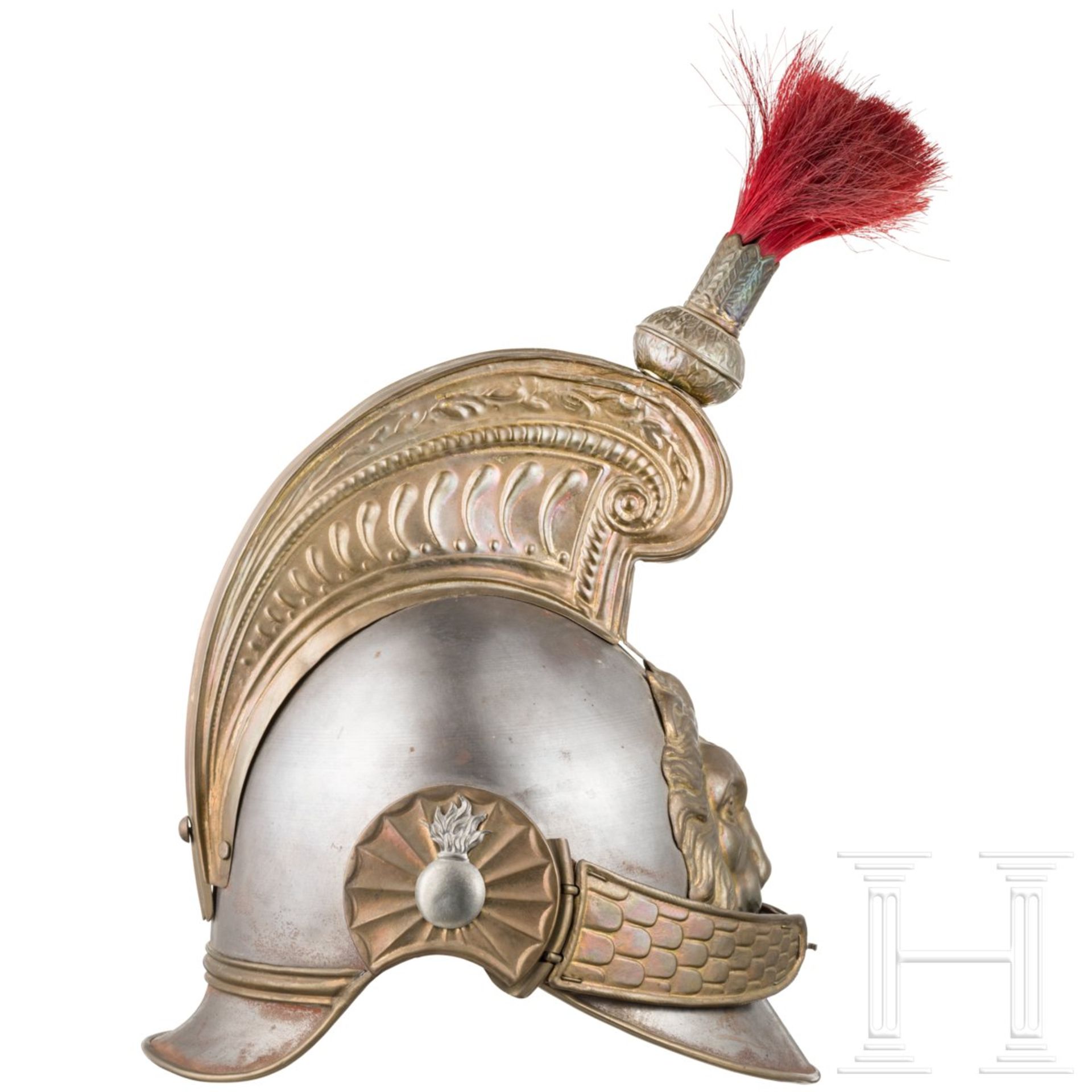 Helm M 1842 für Mannschaften der Kürassiere/Dragoner - Bild 2 aus 3