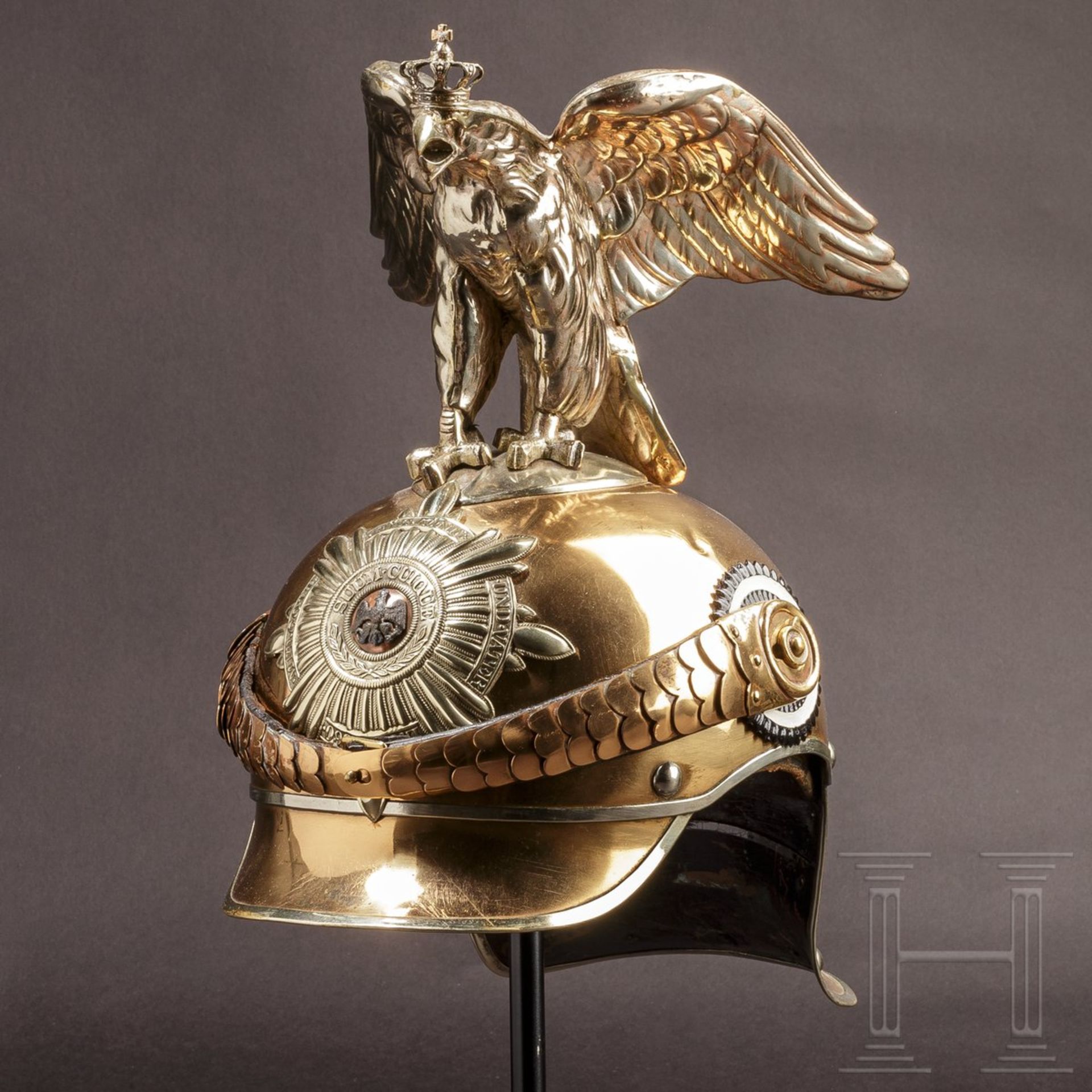 Helm M 1894 für Mannschaften der Garde-Kürassiere in Paradeausführung
