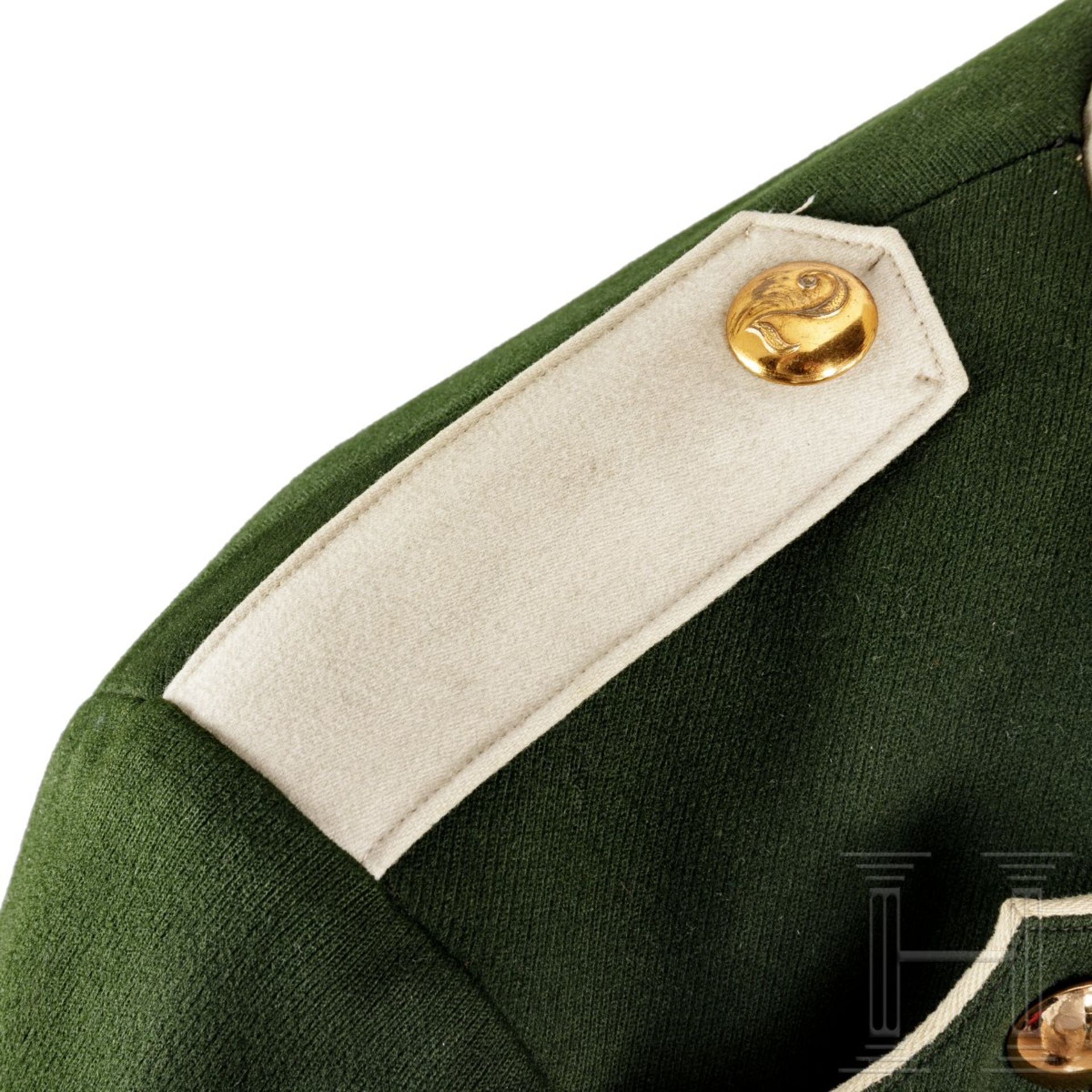 Waffenrock für Mannschaften im Königlich Bayerischen 7. Chevaulegers-Regiment „Prinz Alfons“, um - Bild 4 aus 6