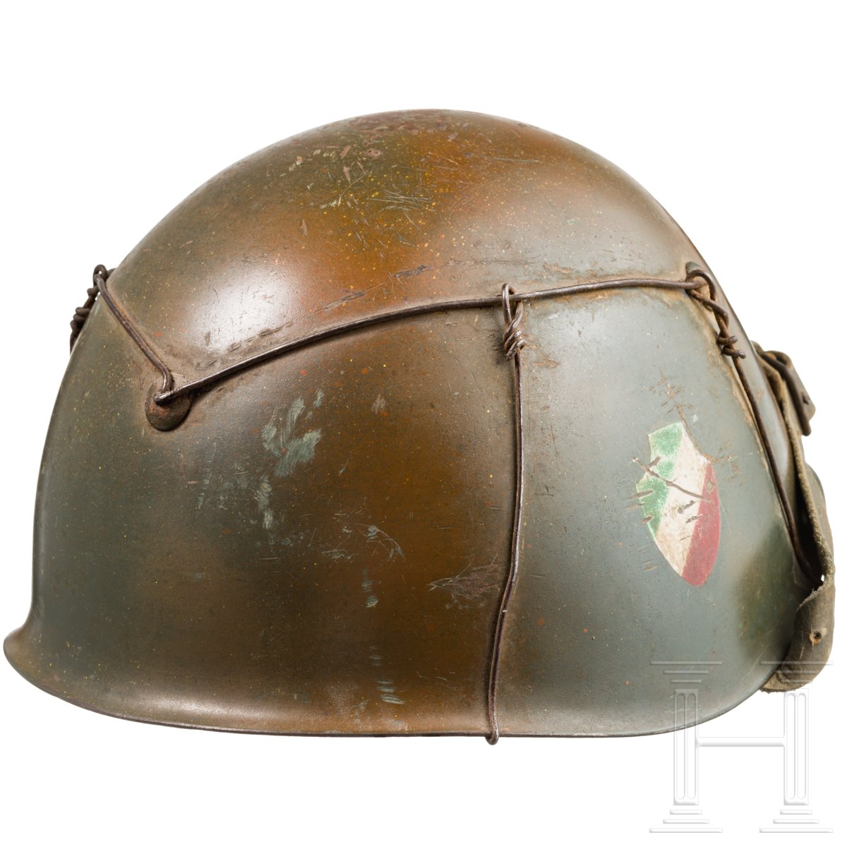 Stahlhelm der Divisione Italia in Tarnfarben, um 1943 - Image 4 of 4