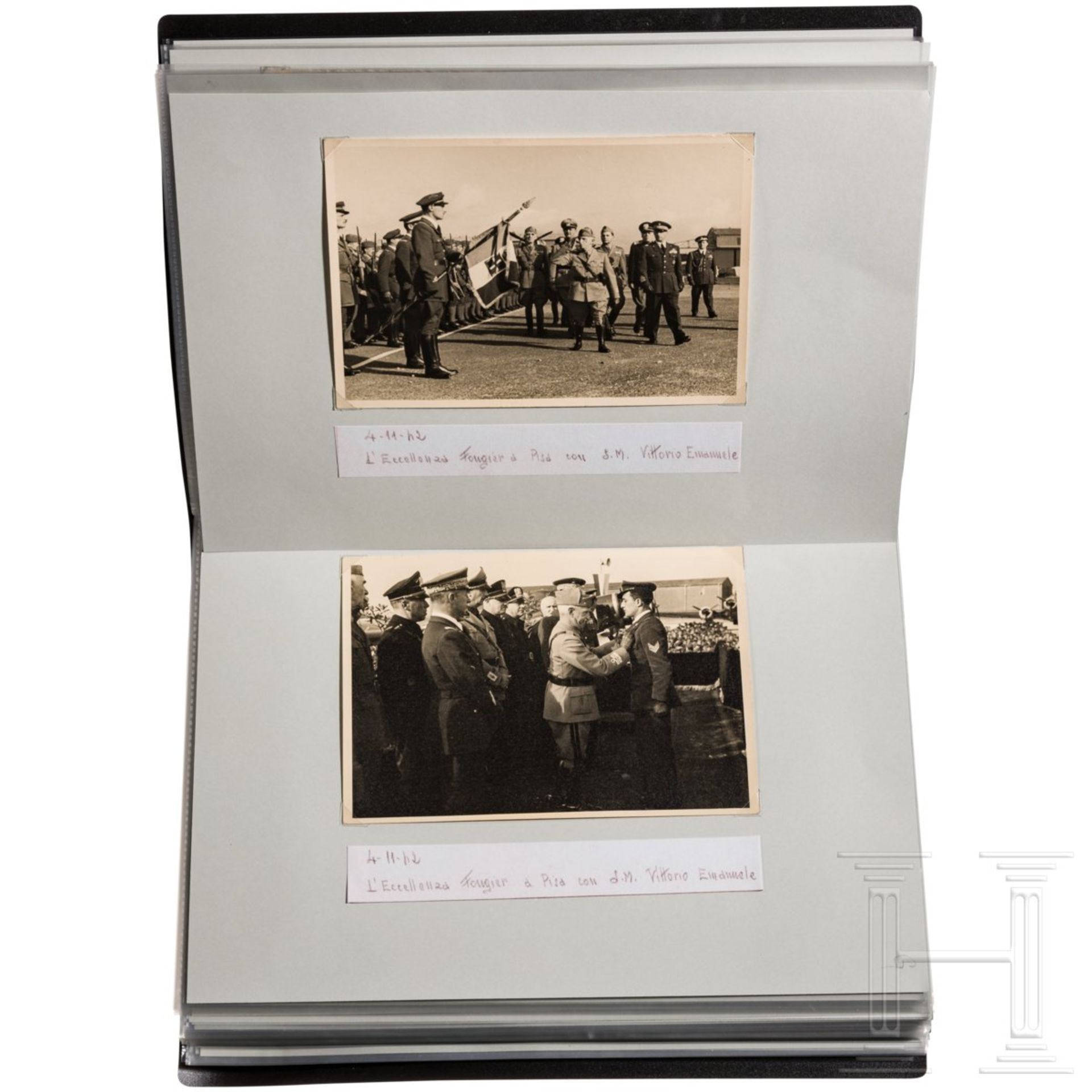 General Rino Corso Fougier (1894 - 1963) - drei Alben mit Fotos und Dokumenten - Bild 6 aus 7