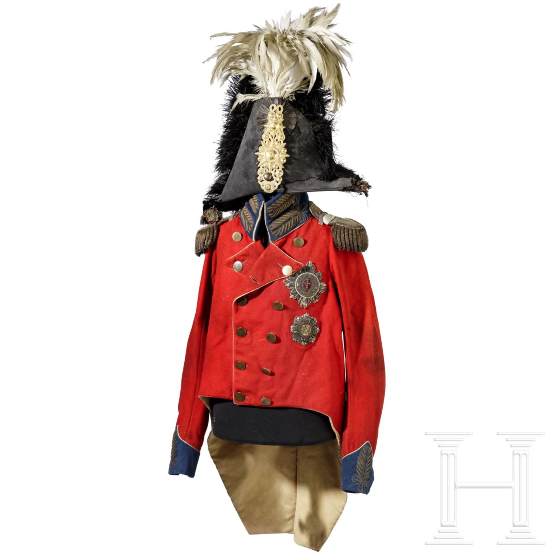 König Frederik VI. von Dänemark, Herzog von Lauenburg (1768 - 1839) - Uniform als General, um 1814/ - Bild 2 aus 8