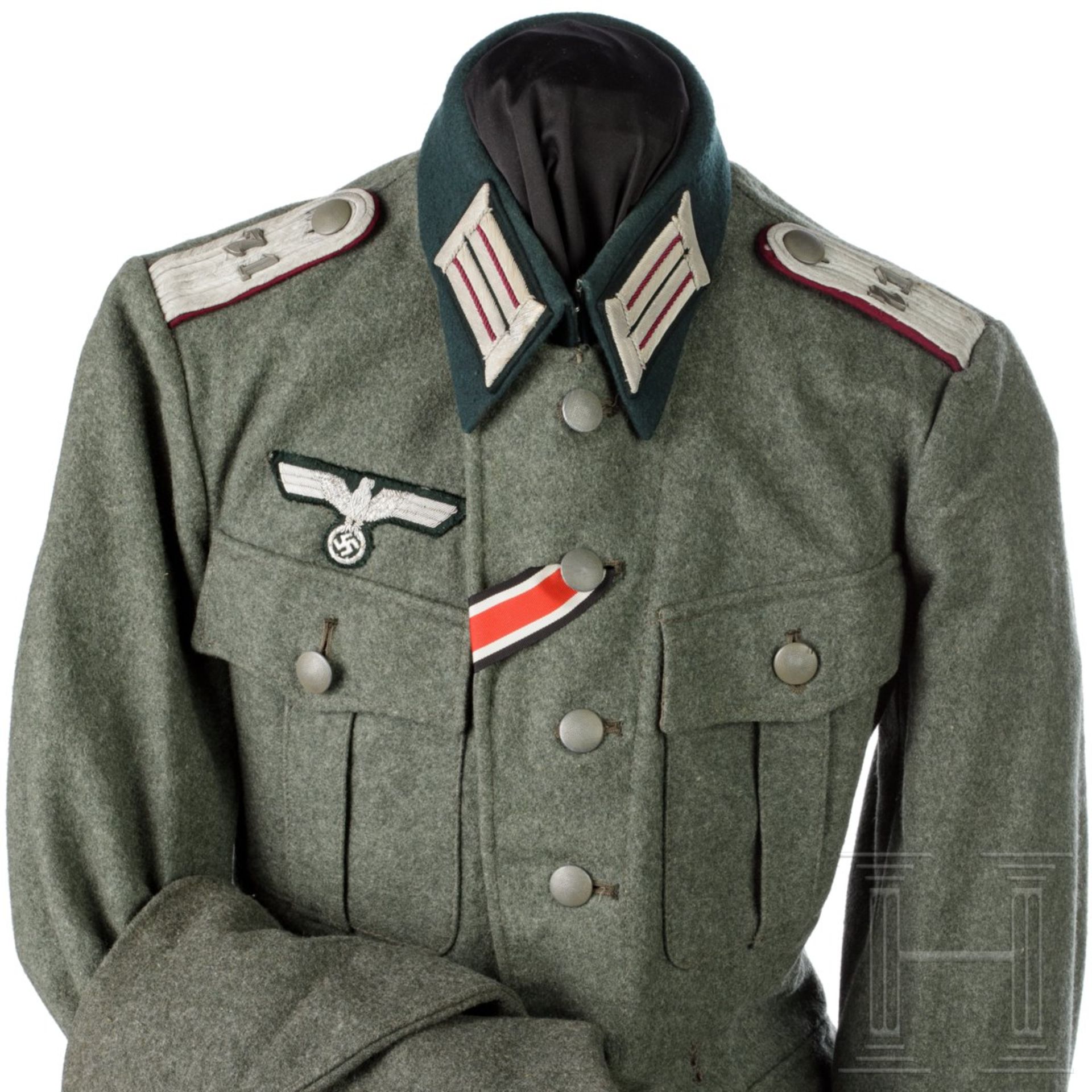 Uniformensemble für einen Leutnant im Nebelwerfer-Regiment 71 (Tropen) - Bild 14 aus 14