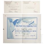 Urkunde zum italienischen Flugzeugführerabzeichen