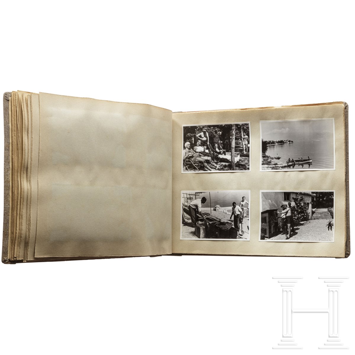 Geschenkalbum der oberitalienischen Kriegslazarette im Sommer 1944 - Bild 2 aus 2