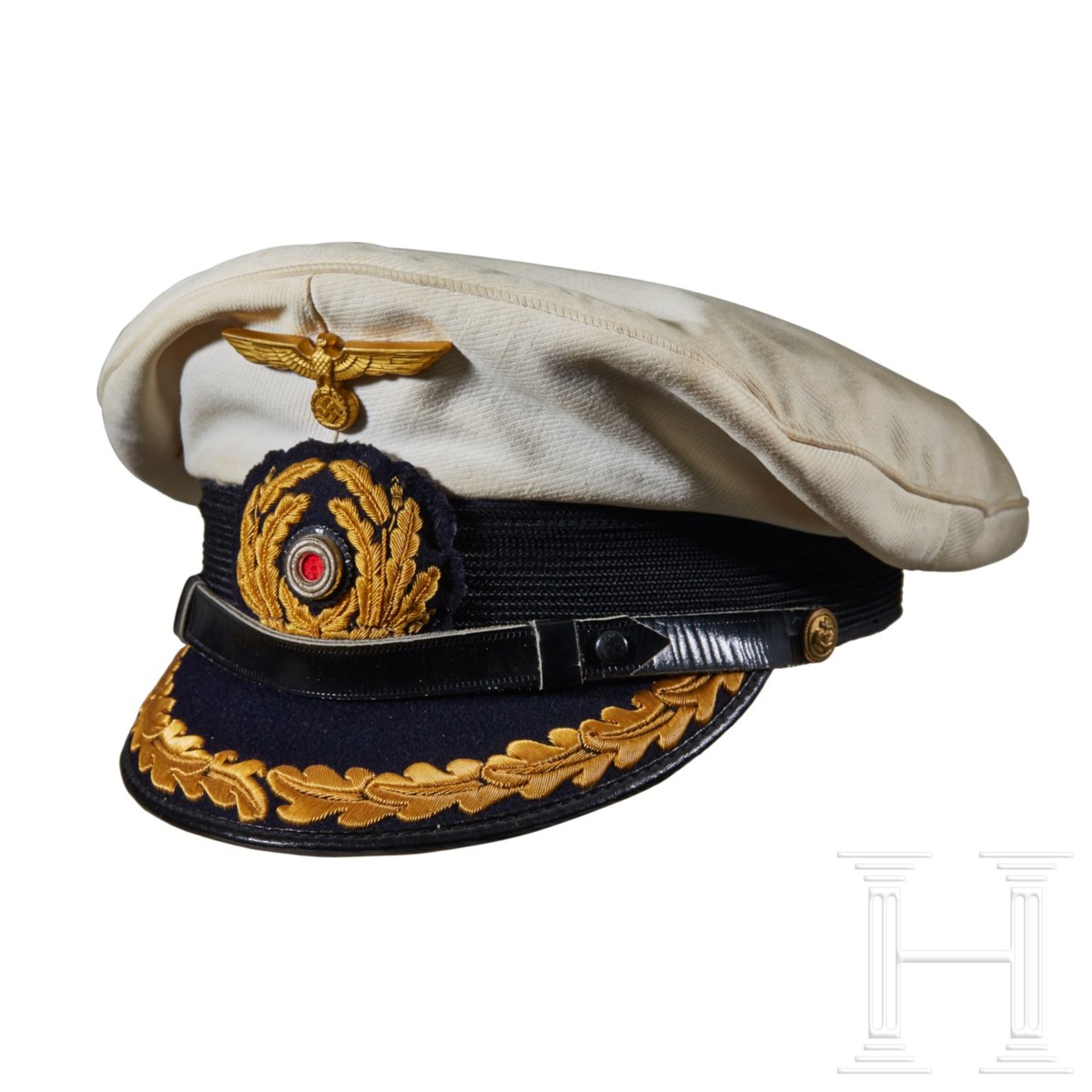 Sommerschirmmütze für Stabsoffiziere der Kriegsmarine
