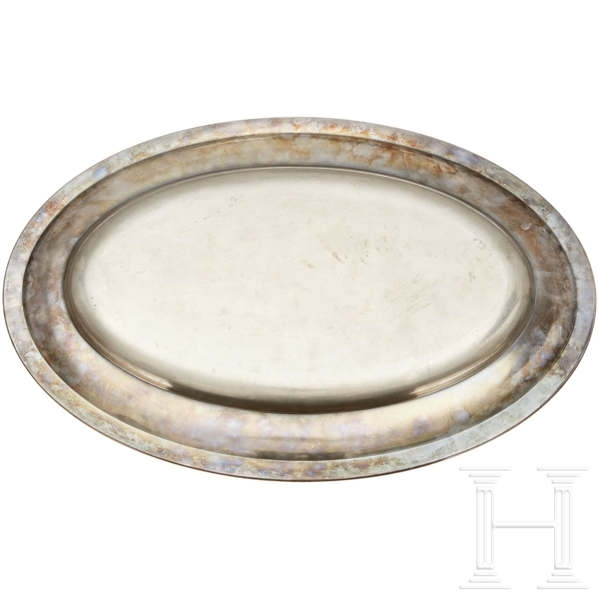 Adolf Hitler – an Oval Serving Tray from his Personal Silver Service - Bild 2 aus 5