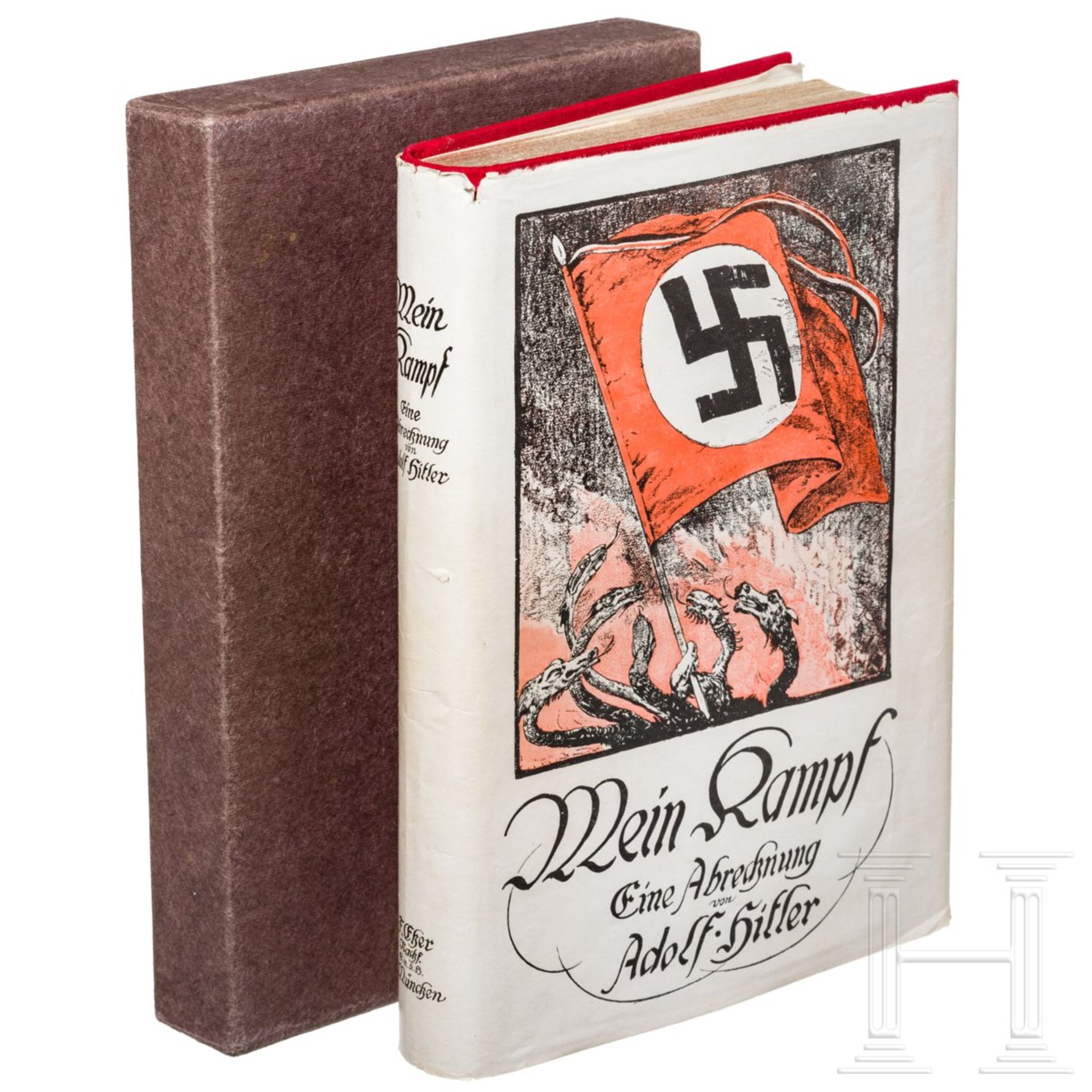 Betty Moritz - "Mein Kampf", Band 1, II. Auflage 1926, mit eigenhändiger Widmung Hitlers vom 26. - Bild 3 aus 5